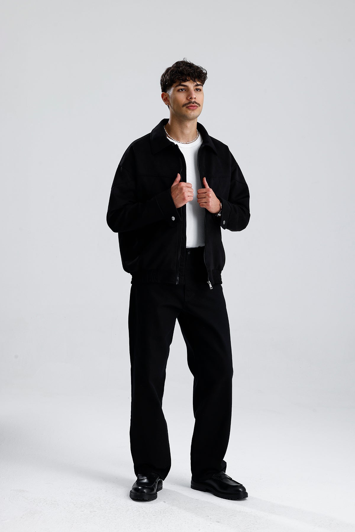 Süet Oversize Bomber Ceket