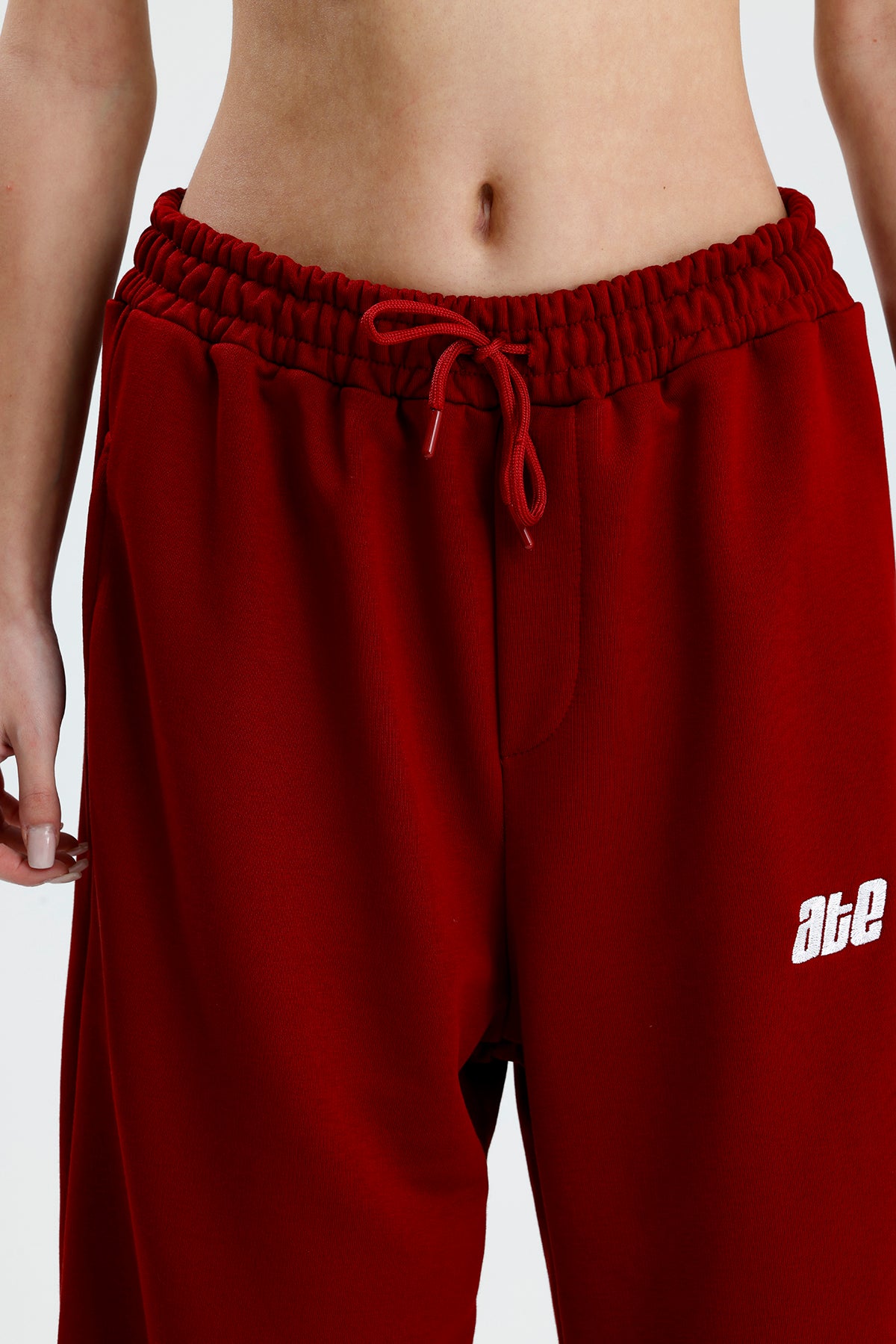 Mevsimlik ATE Nakış Premium Ayarlanabilir Paça Oversize Eşofman Altı