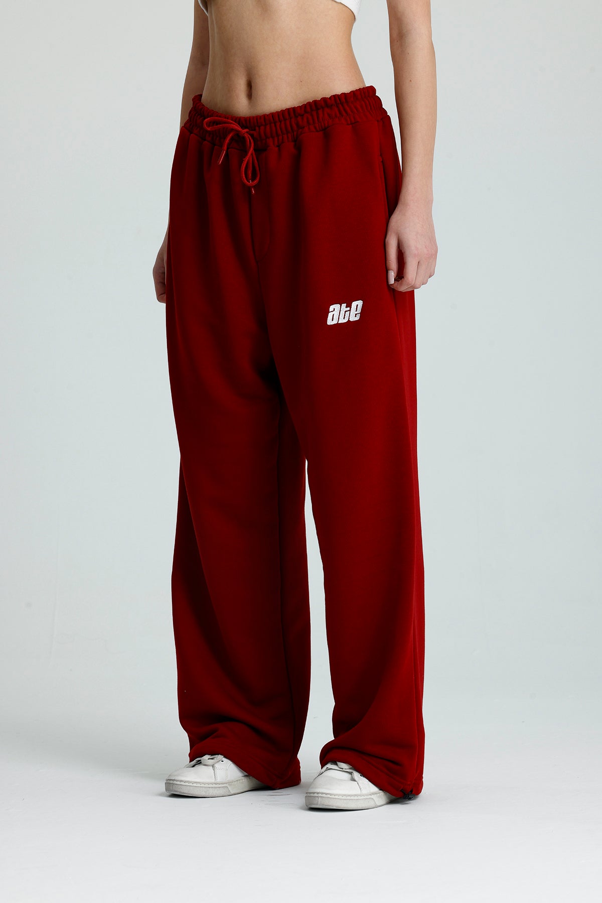 Mevsimlik ATE Nakış Premium Ayarlanabilir Paça Oversize Eşofman Altı