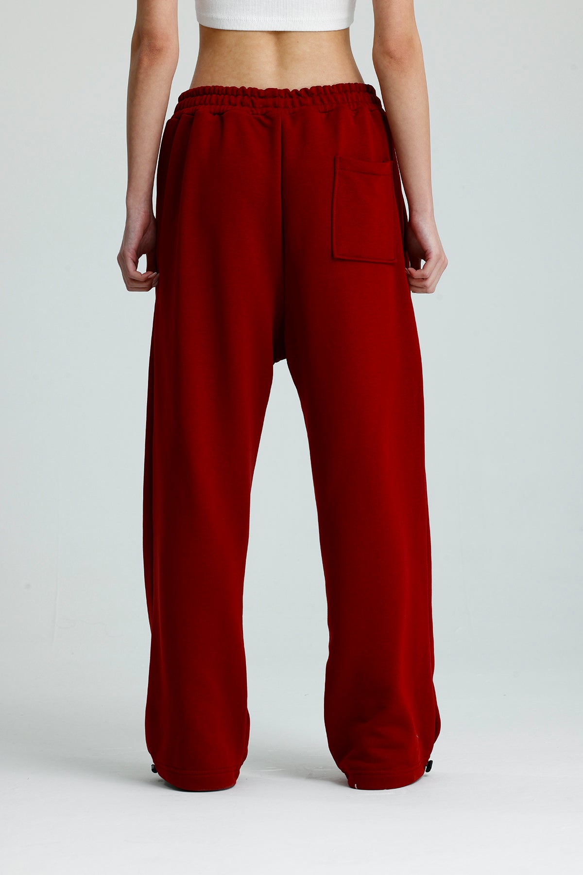 Mevsimlik ATE Nakış Premium Ayarlanabilir Paça Oversize Eşofman Altı