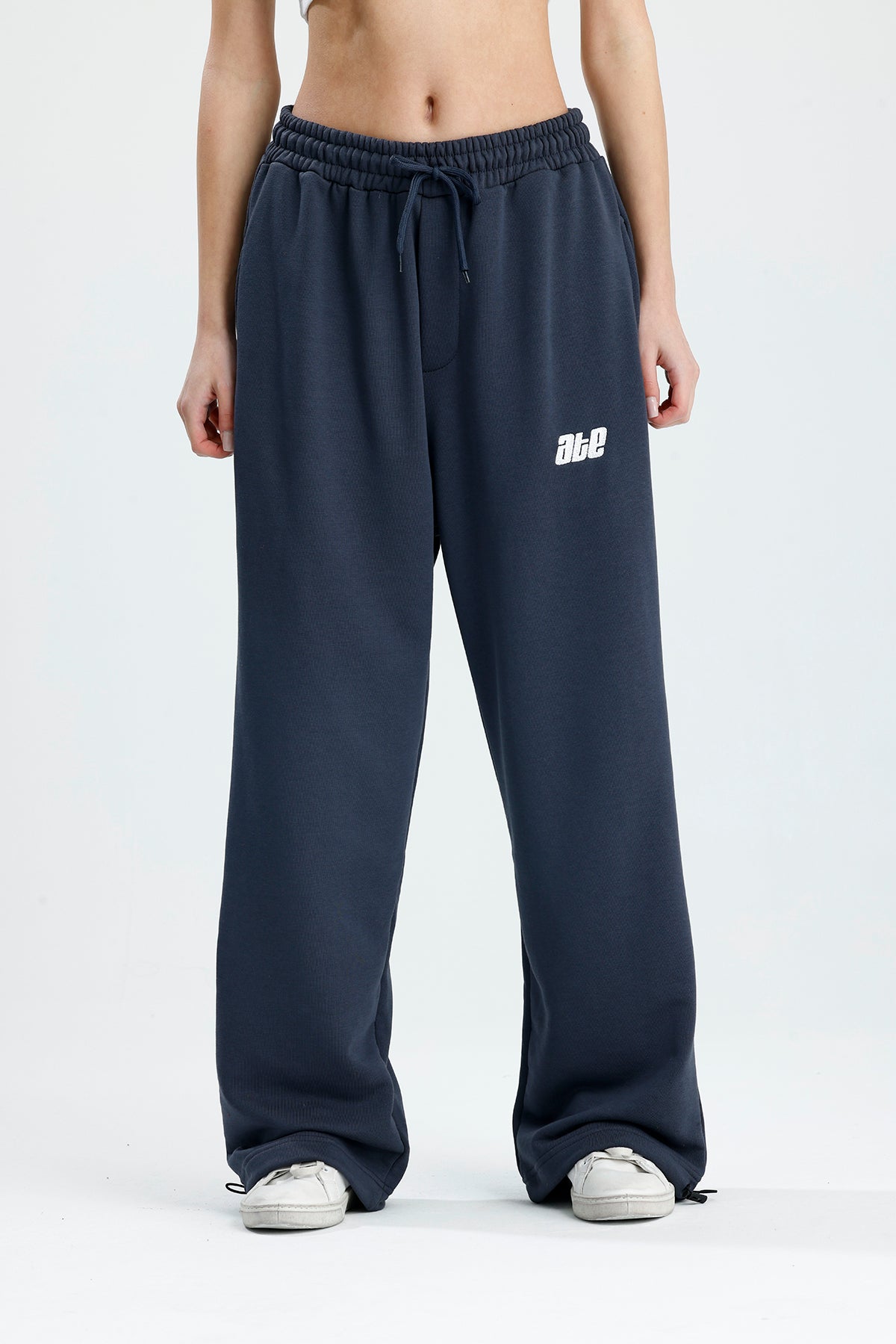 Mevsimlik ATE Nakış Premium Ayarlanabilir Paça Oversize Eşofman Altı