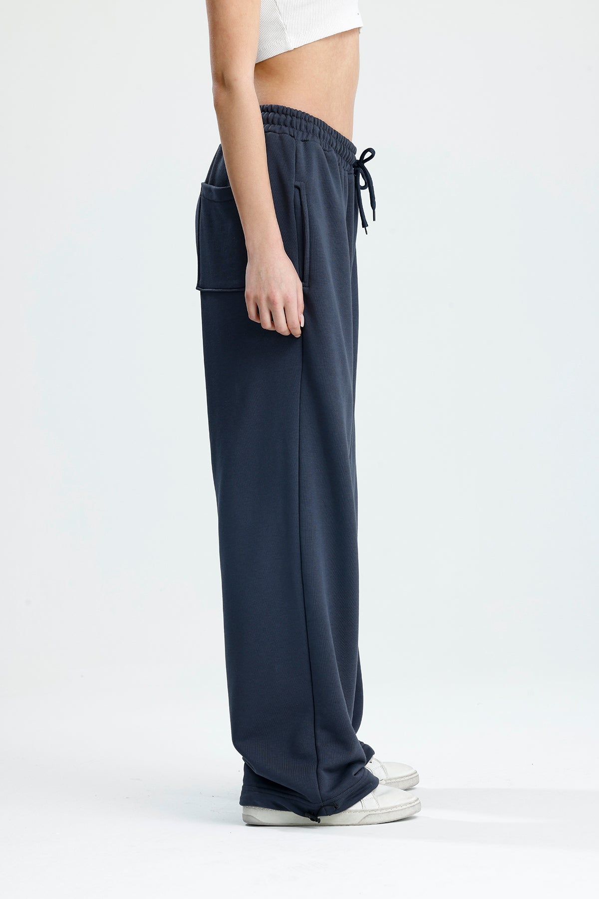 Mevsimlik ATE Nakış Premium Ayarlanabilir Paça Oversize Eşofman Altı