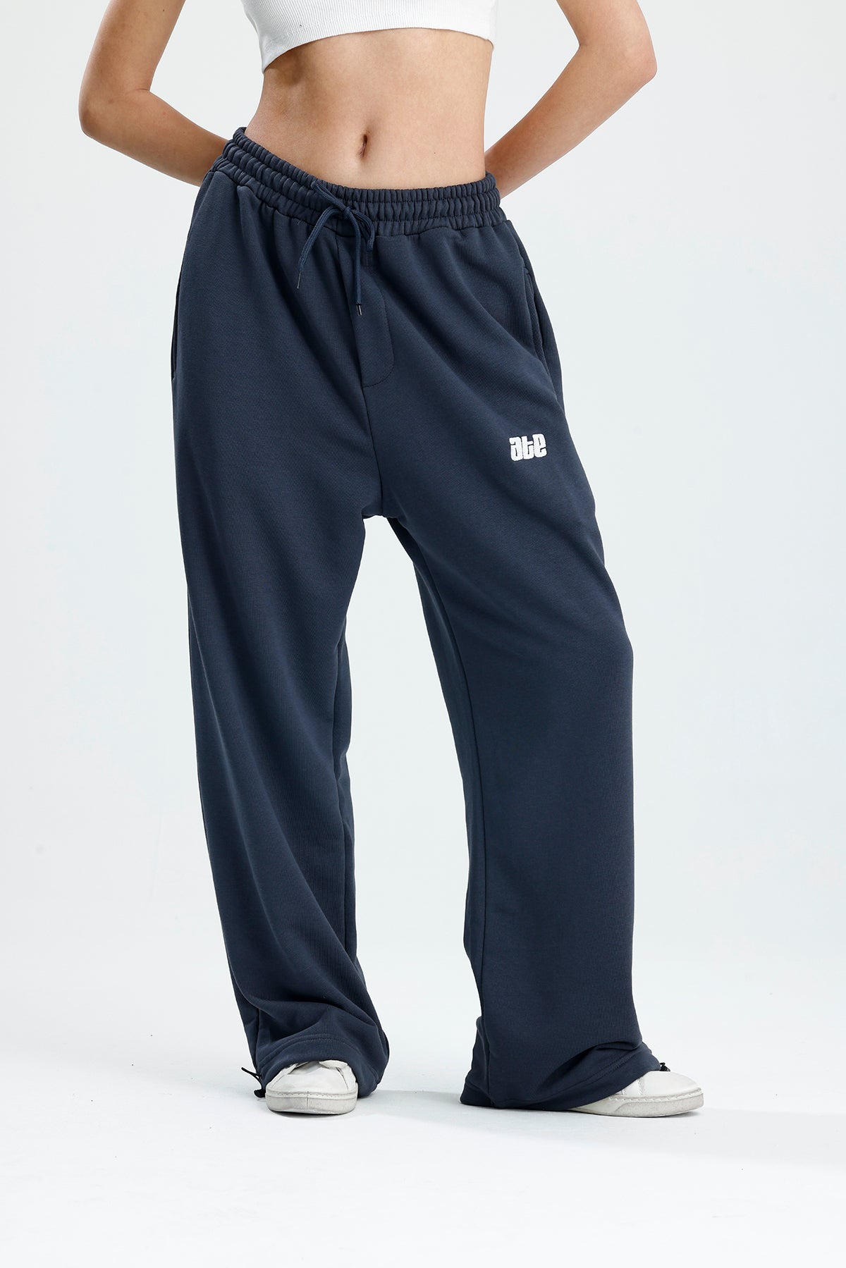 Mevsimlik ATE Nakış Premium Ayarlanabilir Paça Oversize Eşofman Altı