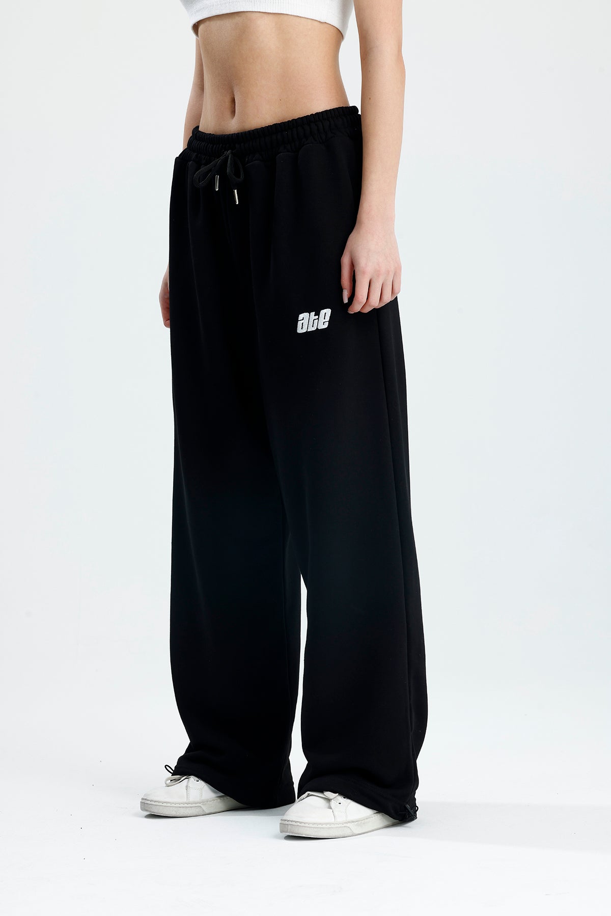 Mevsimlik ATE Nakış Premium Ayarlanabilir Paça Oversize Eşofman Altı