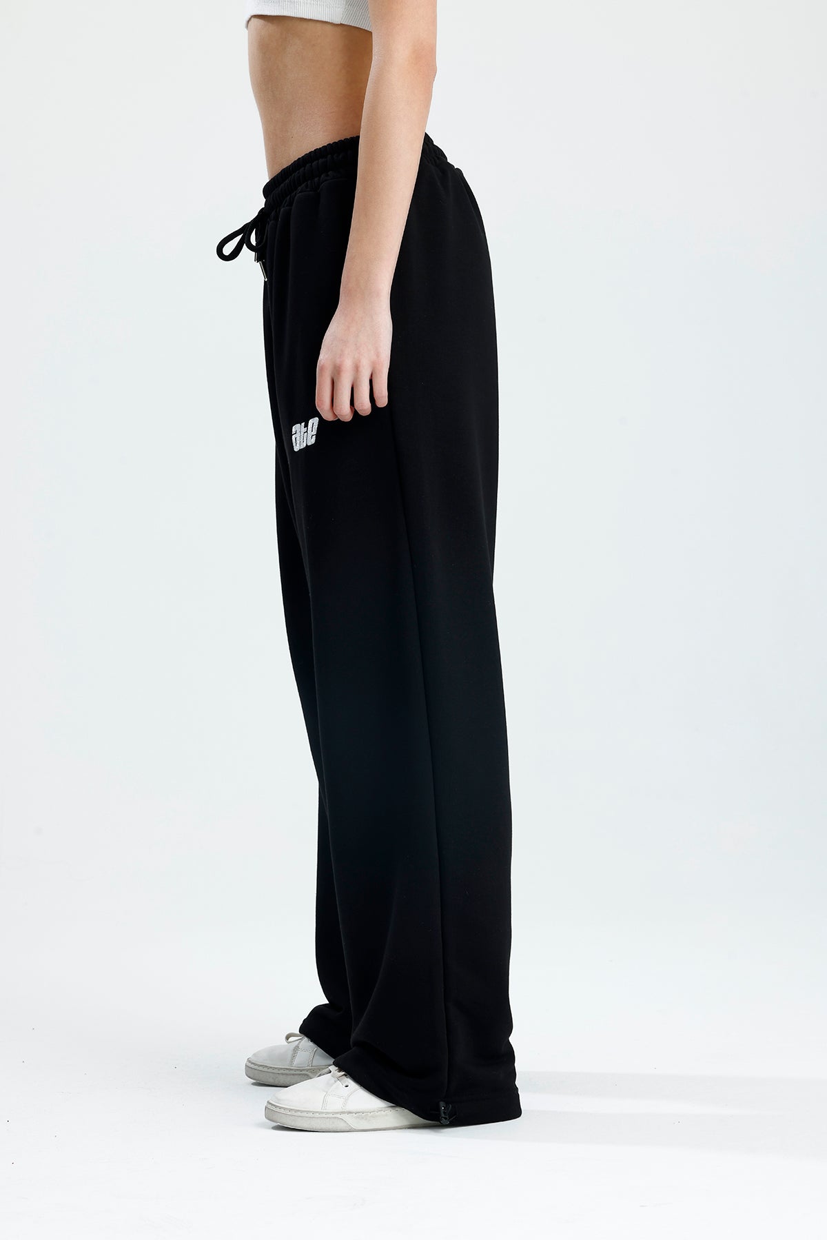 Mevsimlik ATE Nakış Premium Ayarlanabilir Paça Oversize Eşofman Altı