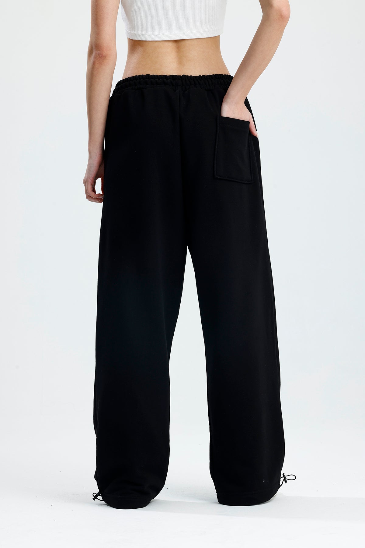 Mevsimlik ATE Nakış Premium Ayarlanabilir Paça Oversize Eşofman Altı