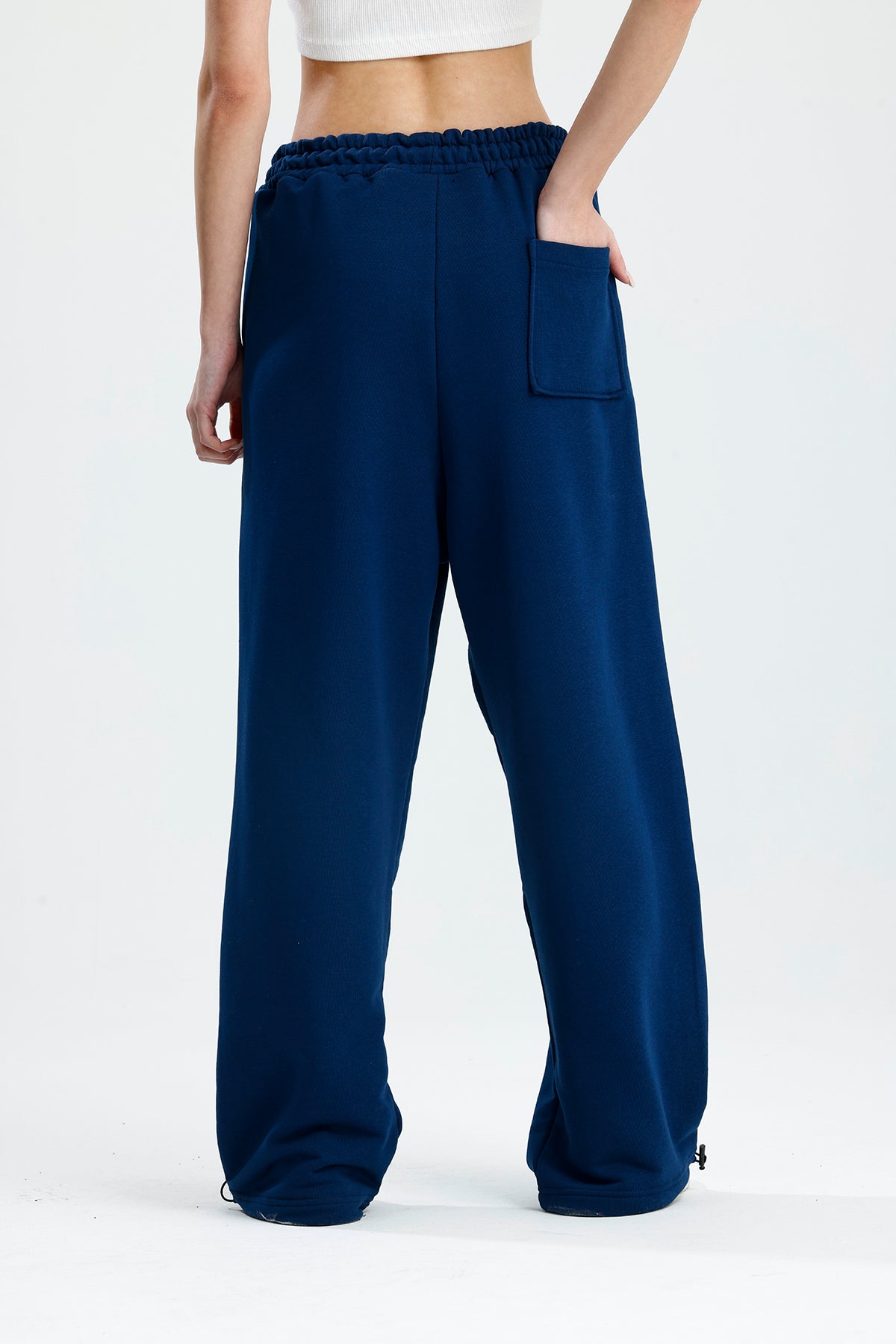 Mevsimlik ATE Nakış Premium Ayarlanabilir Paça Oversize Eşofman Altı