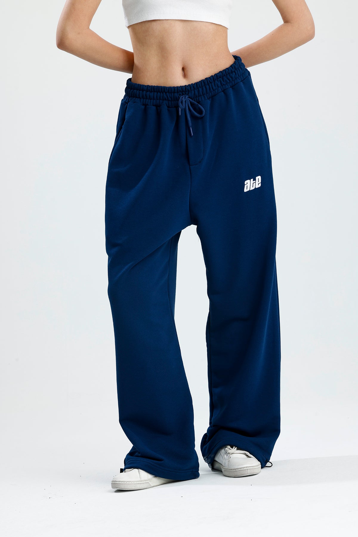 Mevsimlik ATE Nakış Premium Ayarlanabilir Paça Oversize Eşofman Altı