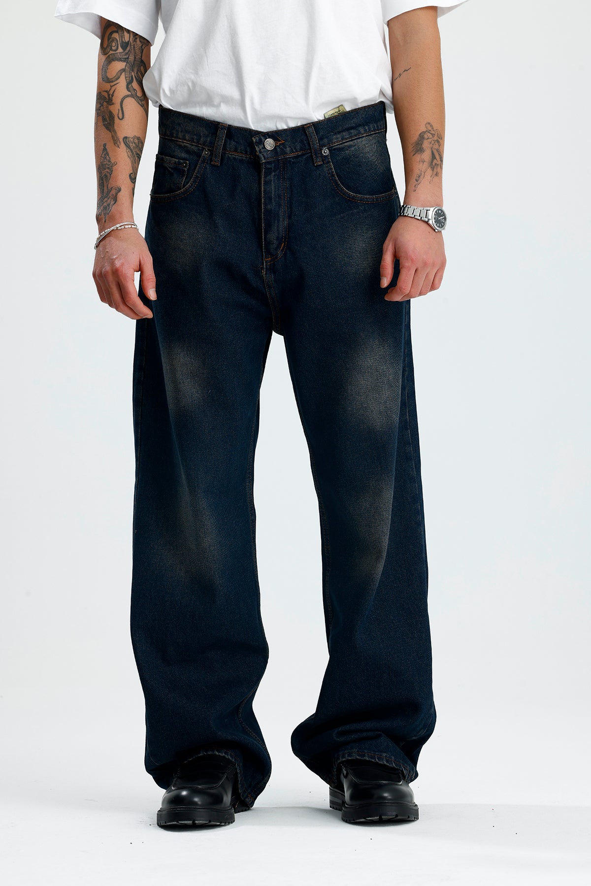 ATE Tint Yıkama Baggy Kot Pantolon