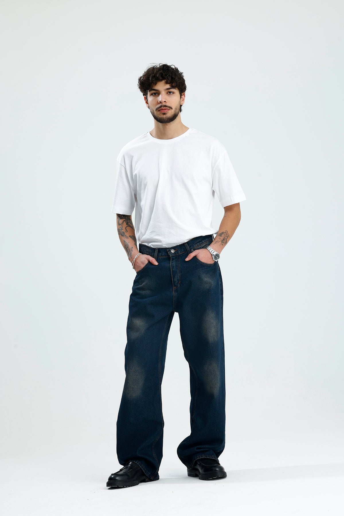 ATE Tint Yıkama Baggy Kot Pantolon