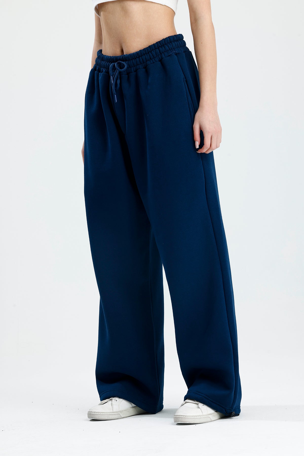 Kışlık Ayarlanabilir Paça Baggy Eşofman Altı