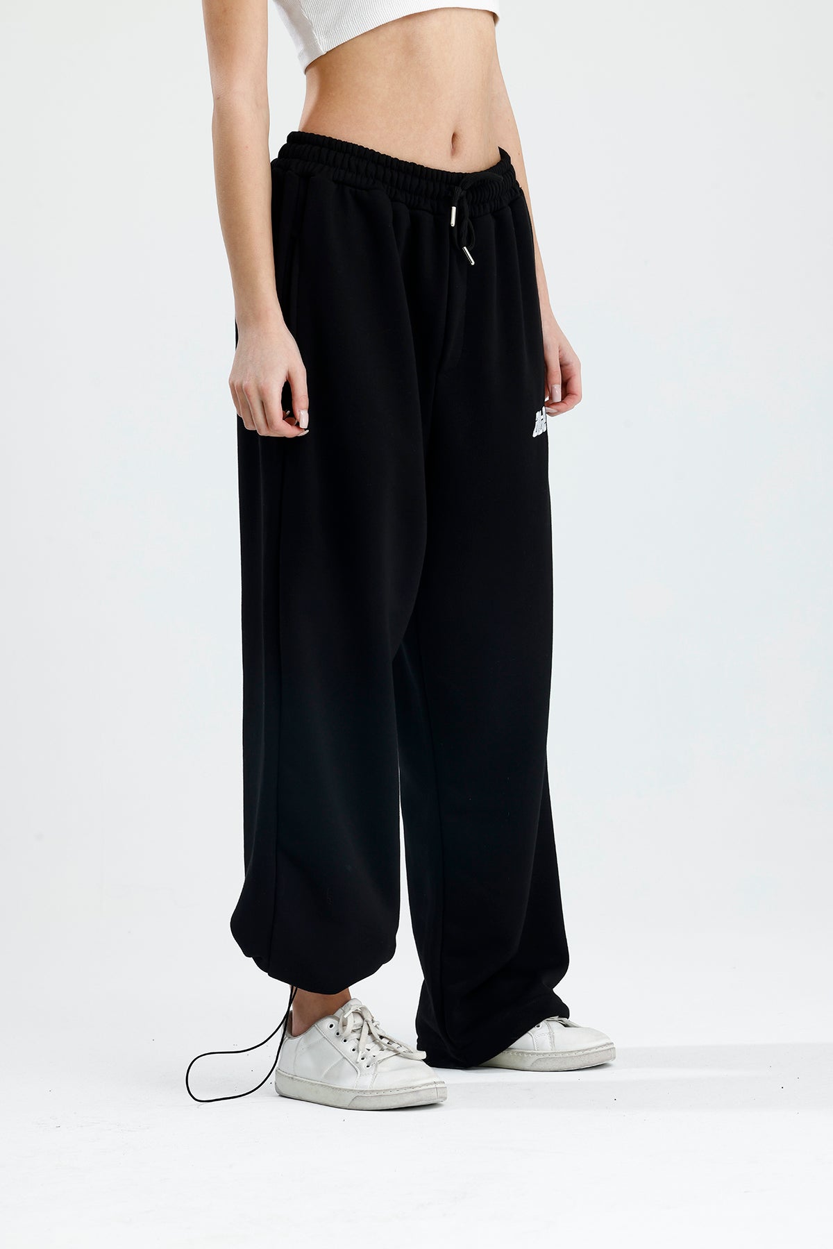 Mevsimlik ATE Nakış Premium Ayarlanabilir Paça Oversize Eşofman Altı