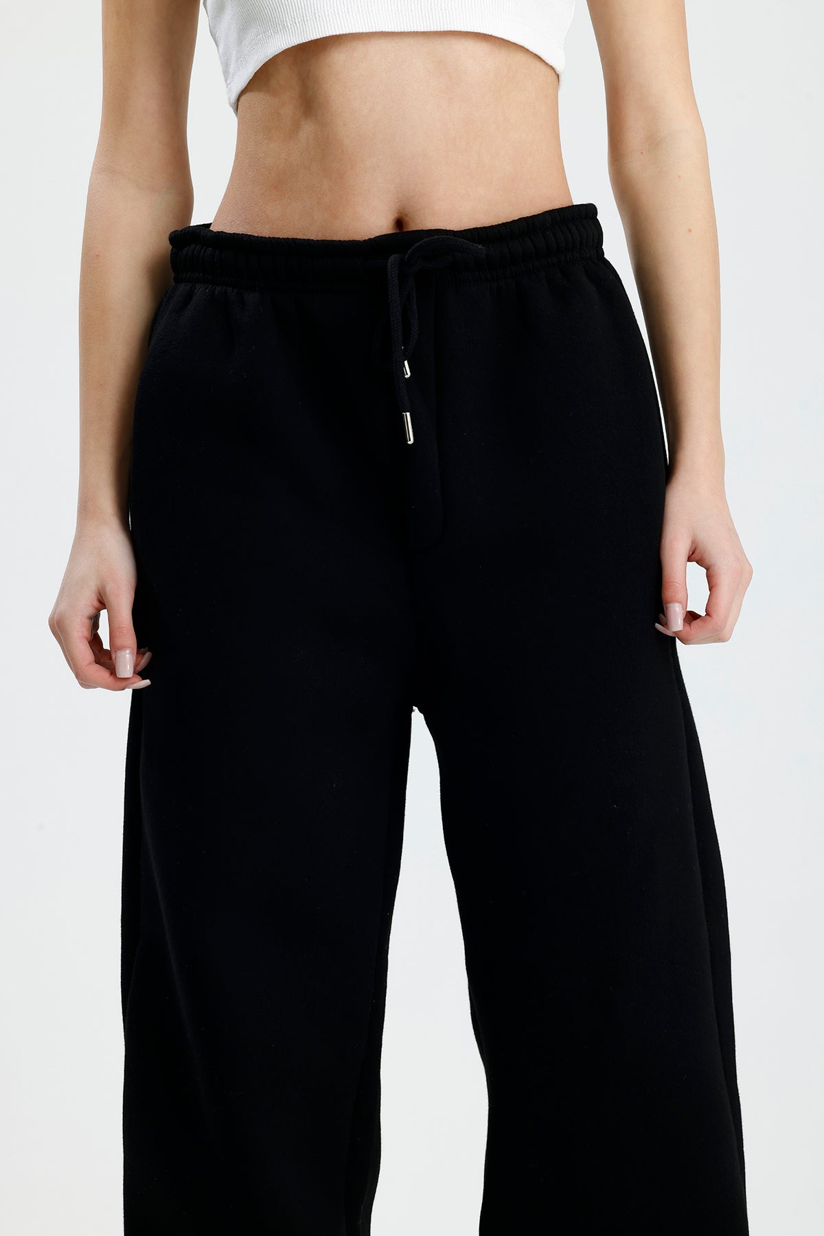 Kışlık Paça Lastikli Oversize Eşofman Altı