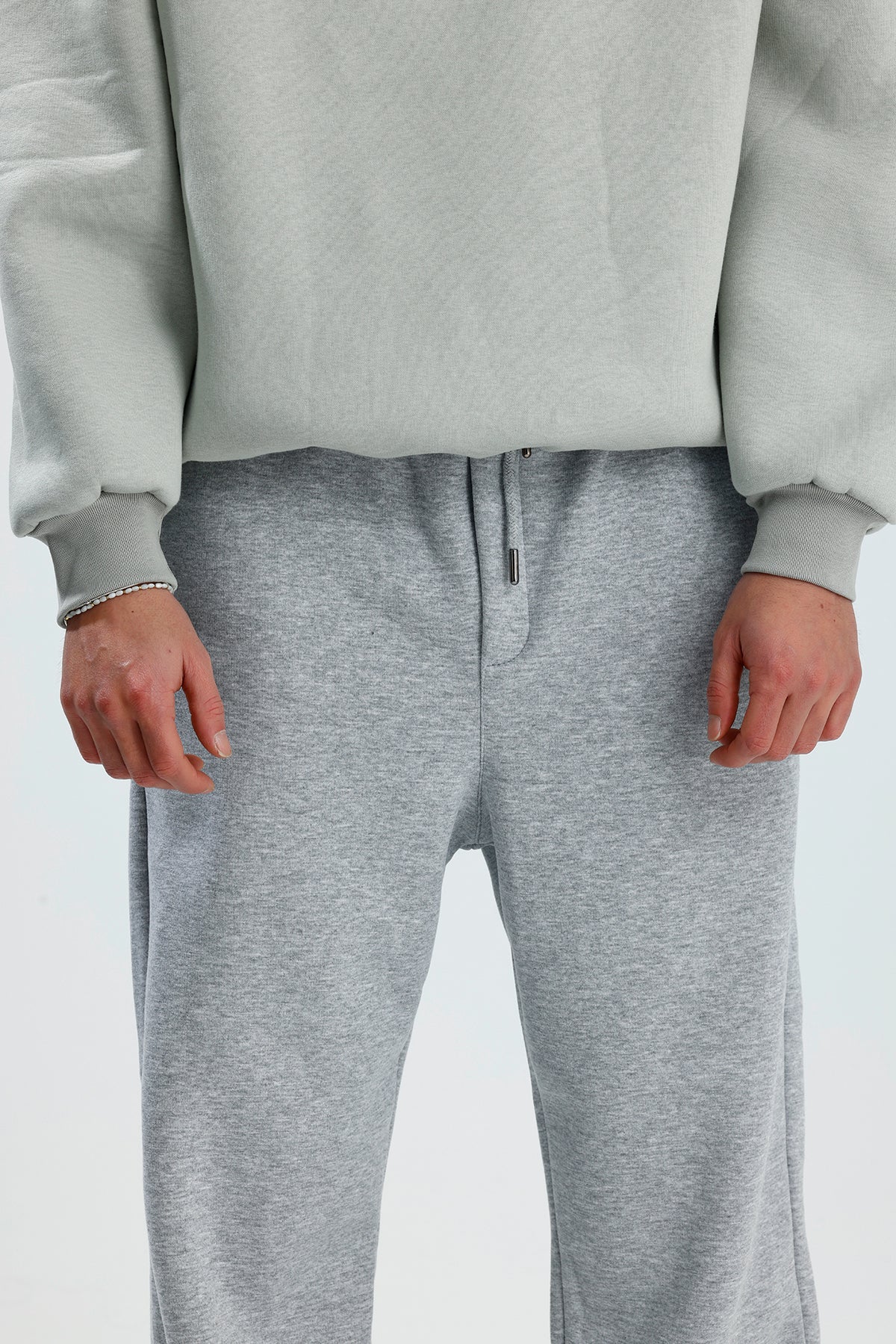 Kışlık Paça Lastikli Oversize Eşofman Altı