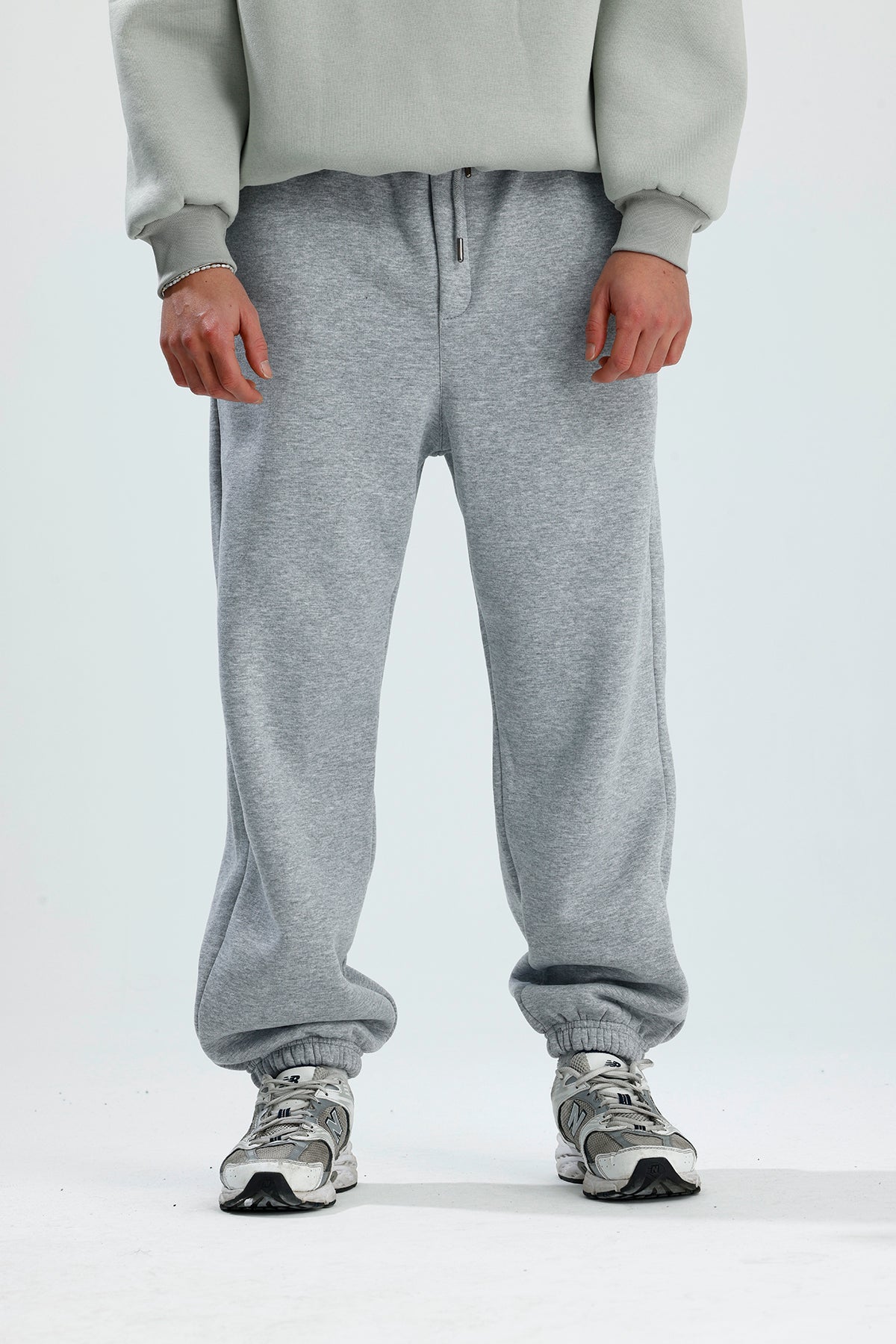 Kışlık Paça Lastikli Oversize Eşofman Altı