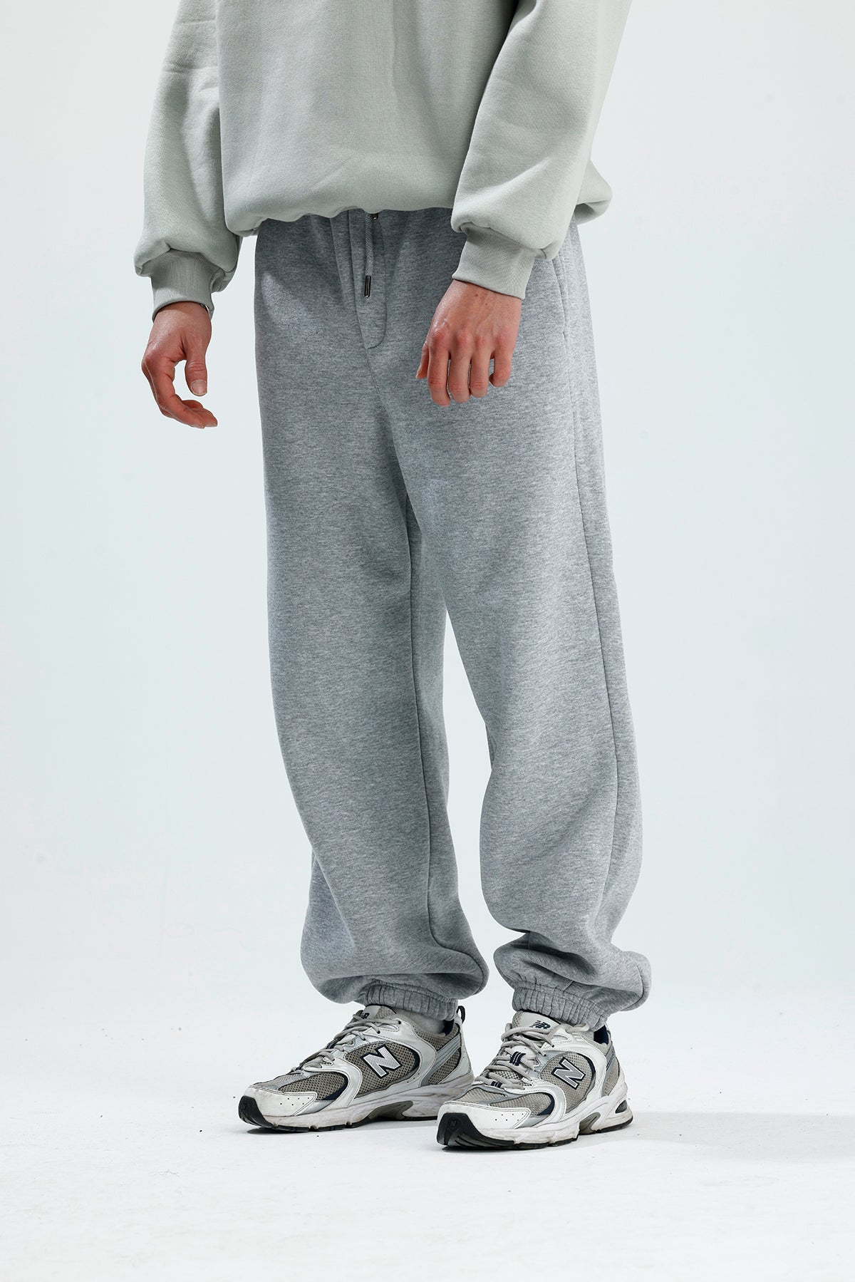 Kışlık Paça Lastikli Oversize Eşofman Altı