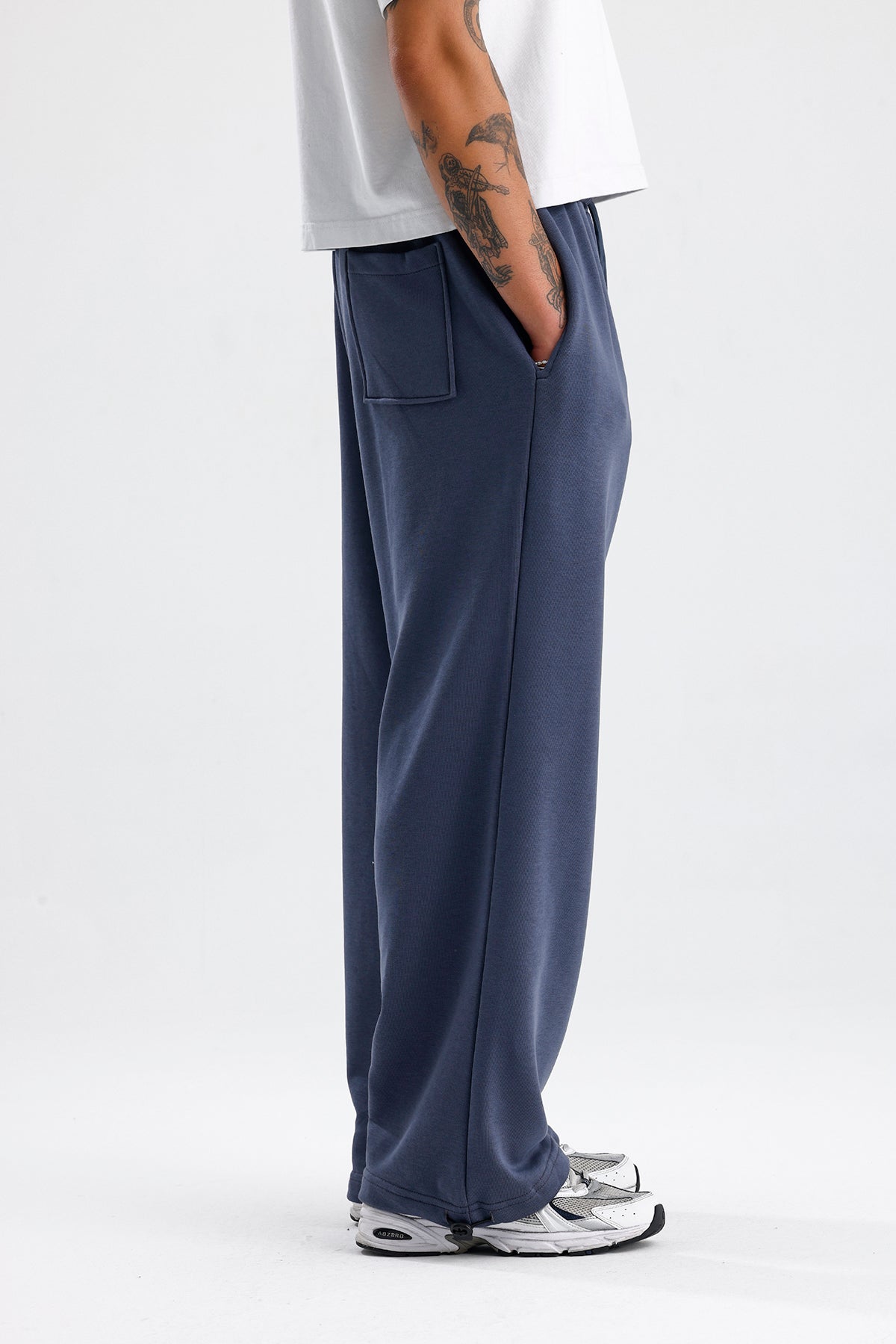 Mevsimlik ATE Nakış Premium Ayarlanabilir Paça Oversize Eşofman Altı