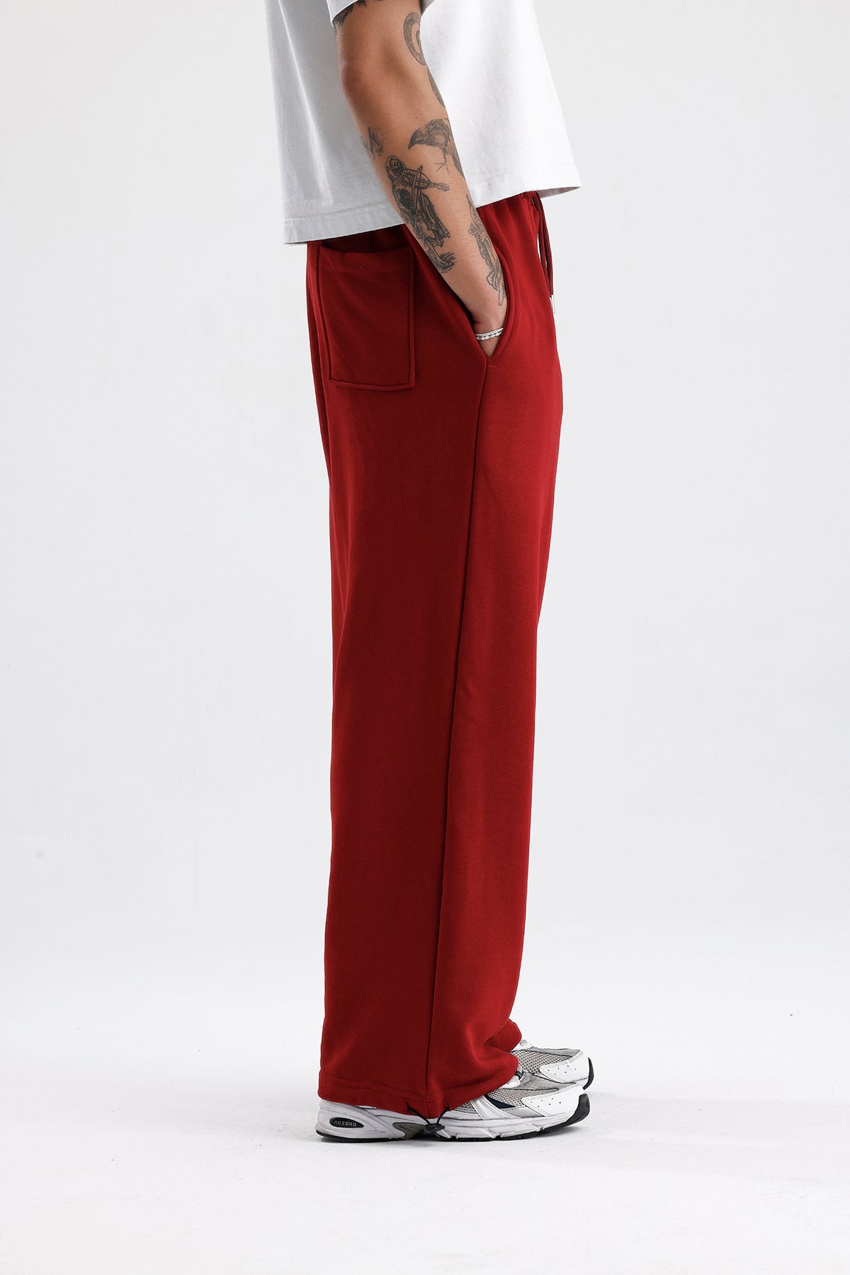 Mevsimlik ATE Nakış Premium Ayarlanabilir Paça Oversize Eşofman Altı