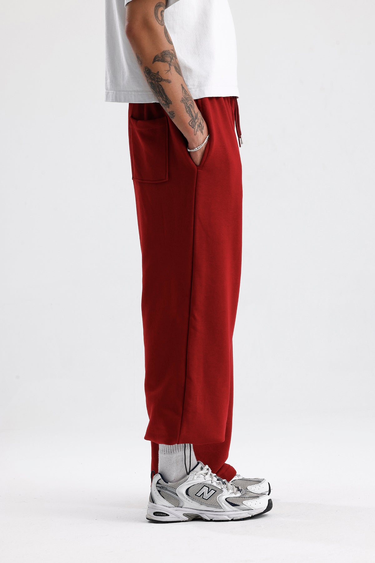 Mevsimlik ATE Nakış Premium Ayarlanabilir Paça Oversize Eşofman Altı