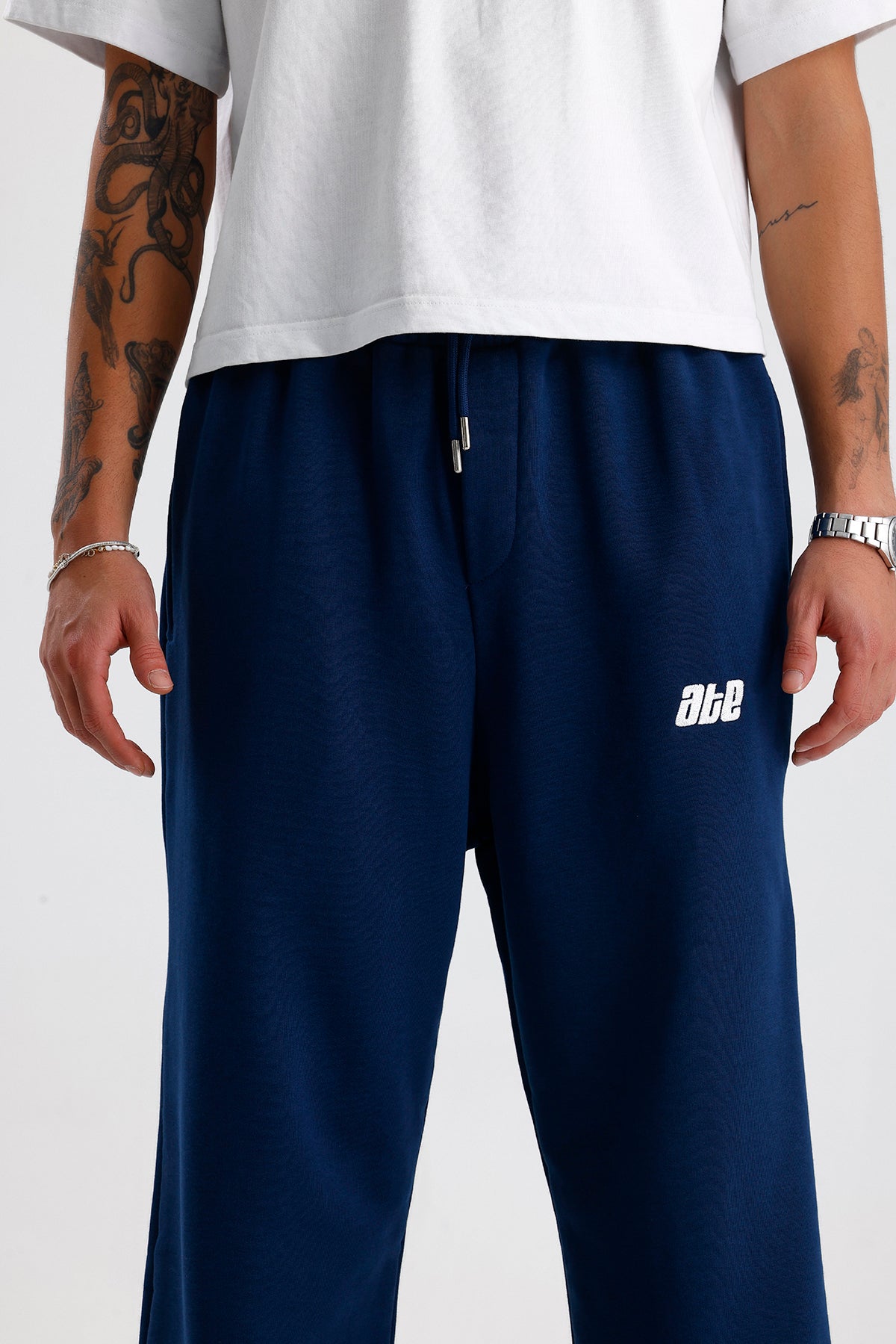 Mevsimlik ATE Nakış Premium Ayarlanabilir Paça Oversize Eşofman Altı