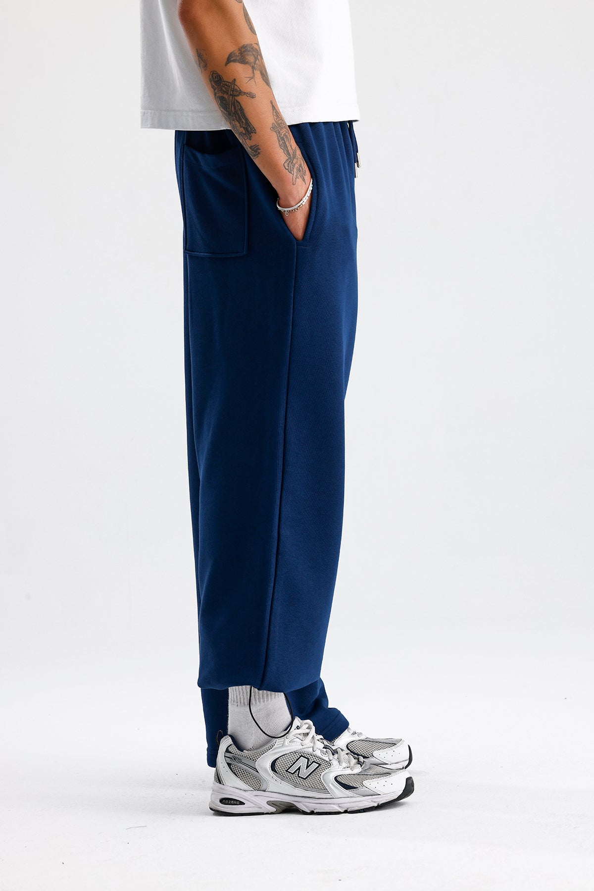 Mevsimlik ATE Nakış Premium Ayarlanabilir Paça Oversize Eşofman Altı