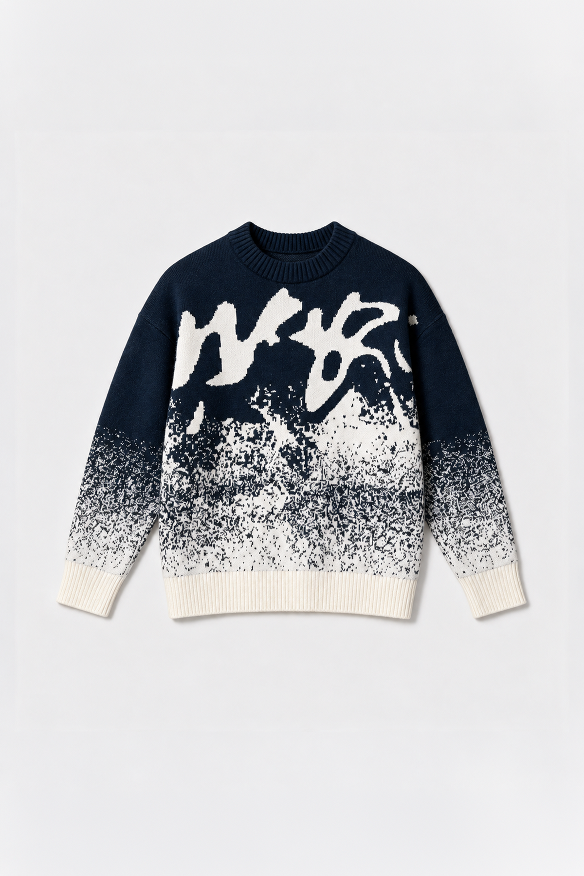 Winter Rain Desen Premium Triko Kazak