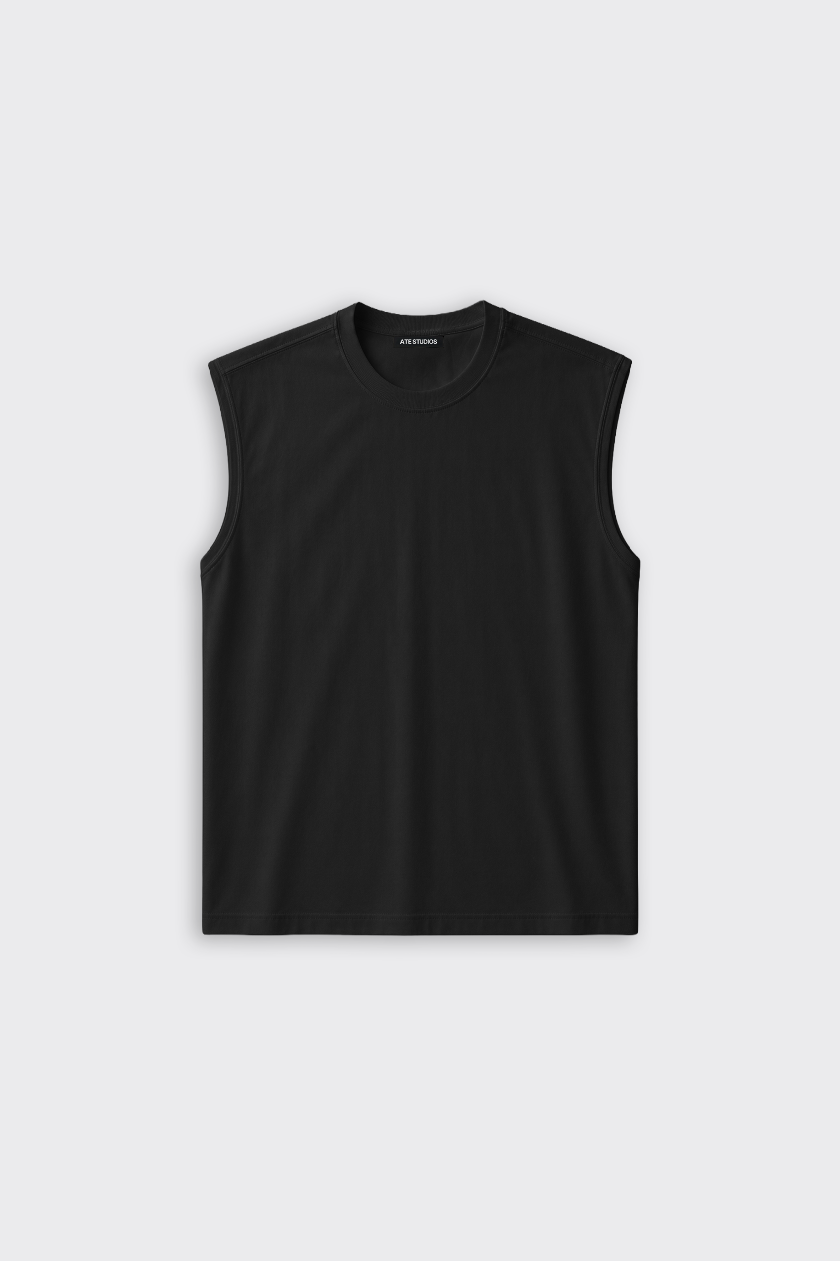 Basic Sıfır Kollu Oversize Tişört Atlet
