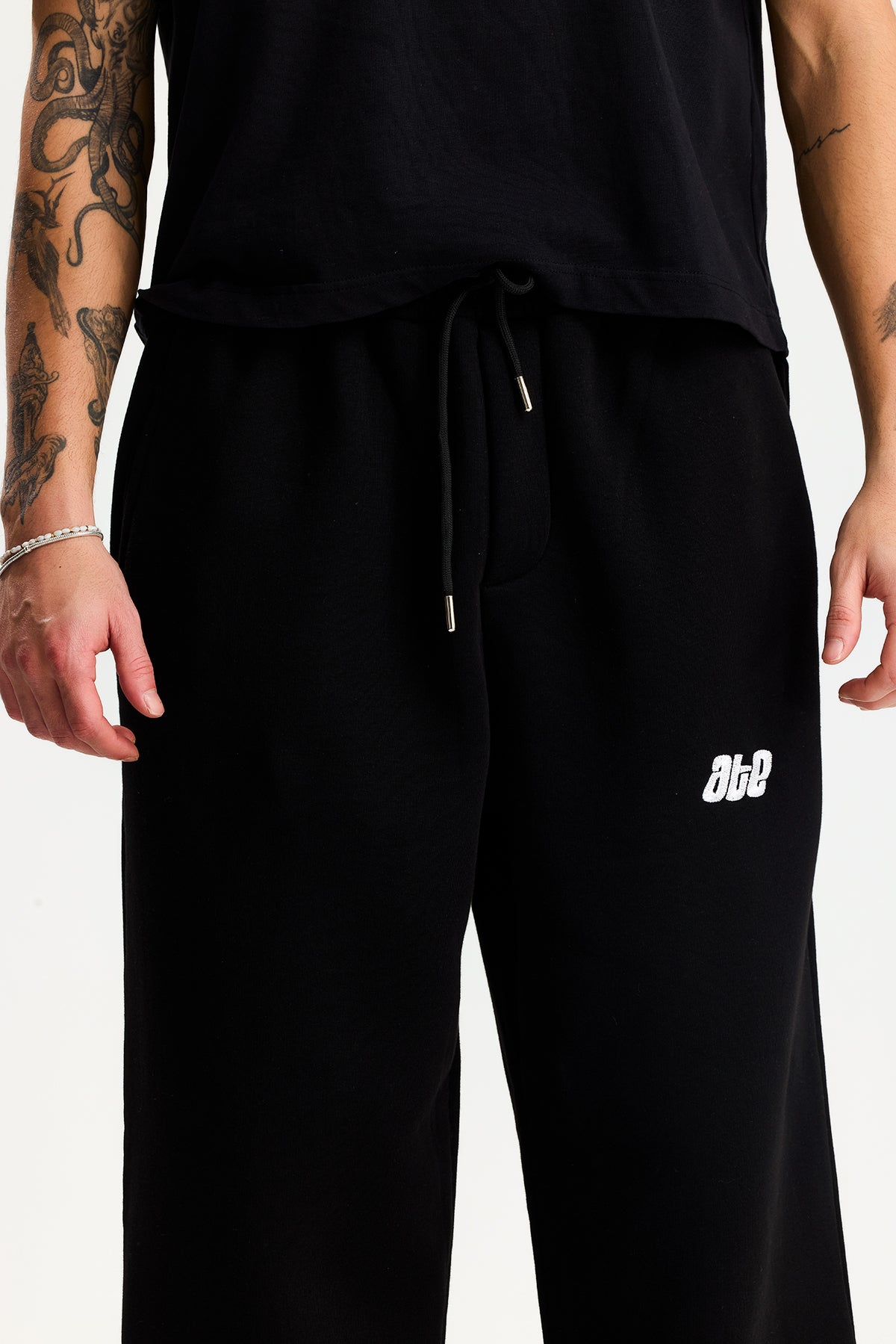 Kışlık Ayarlanabilir Paça ATE Nakış Premium Oversize Eşofman Altı