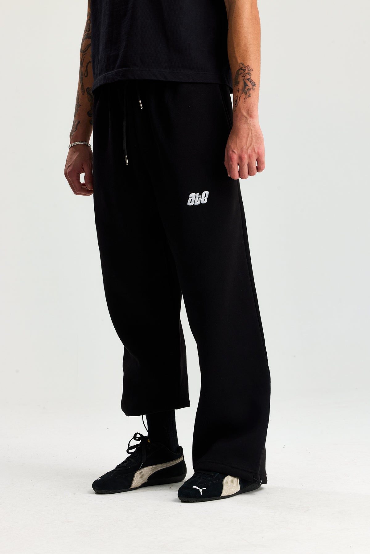 Kışlık Ayarlanabilir Paça ATE Nakış Premium Oversize Eşofman Altı