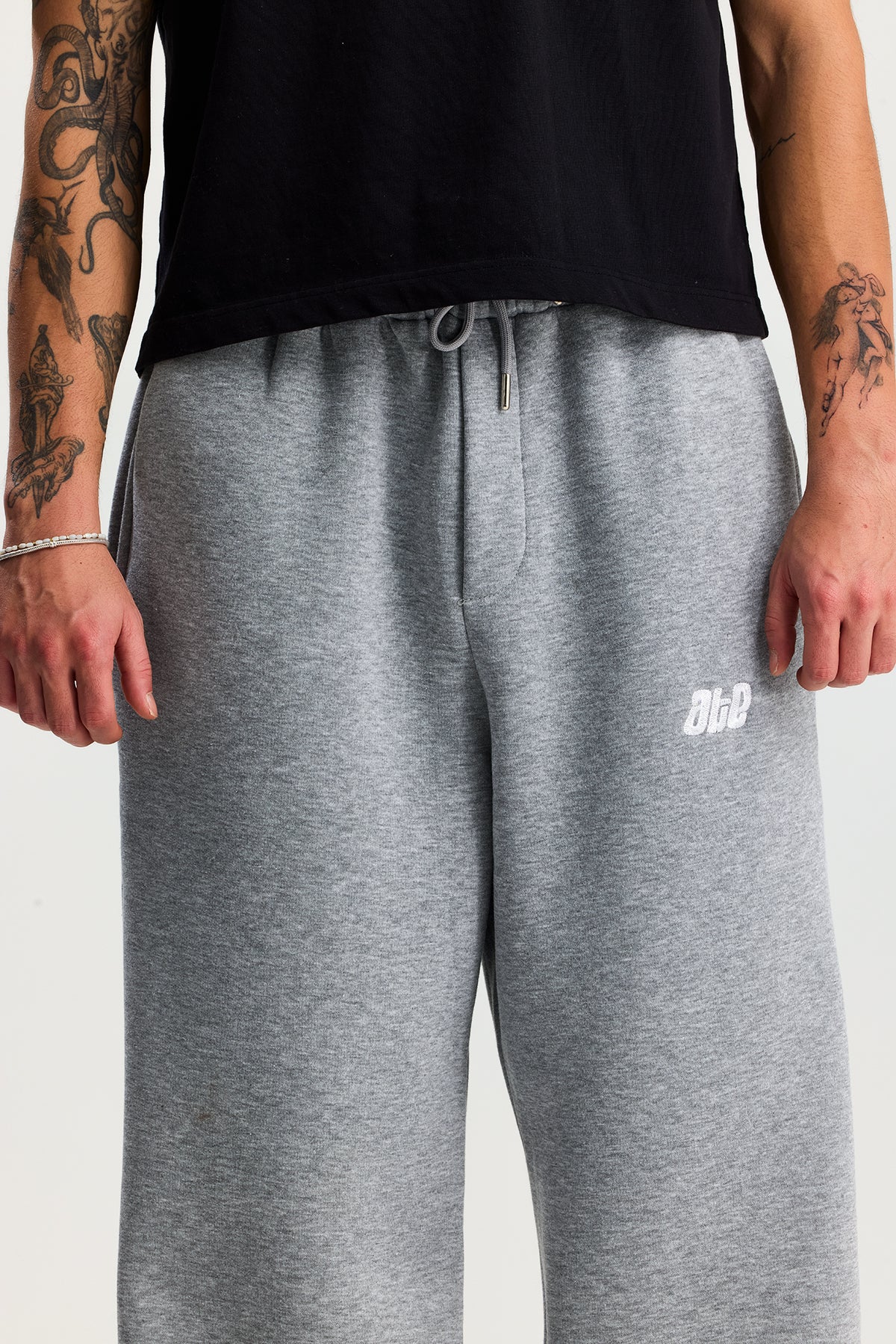 Kışlık Ayarlanabilir Paça ATE Nakış Premium Oversize Eşofman Altı