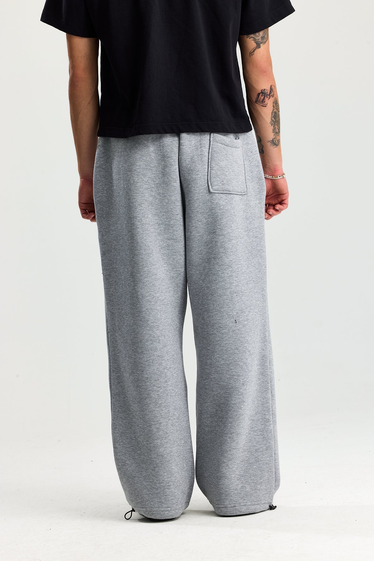 Kışlık Ayarlanabilir Paça ATE Nakış Premium Oversize Eşofman Altı