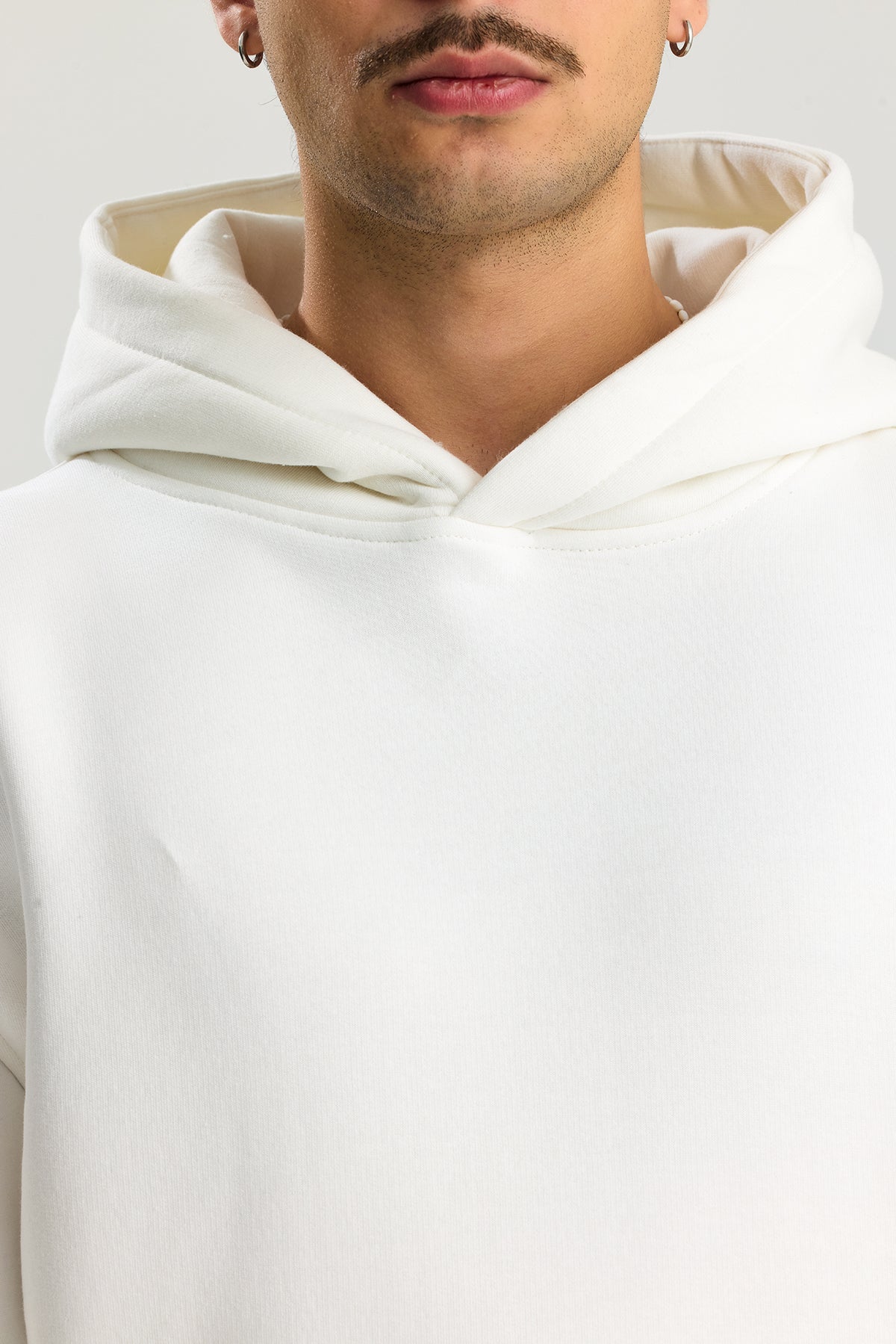 Basic Kapüşonlu Oversize Sweatshirt
