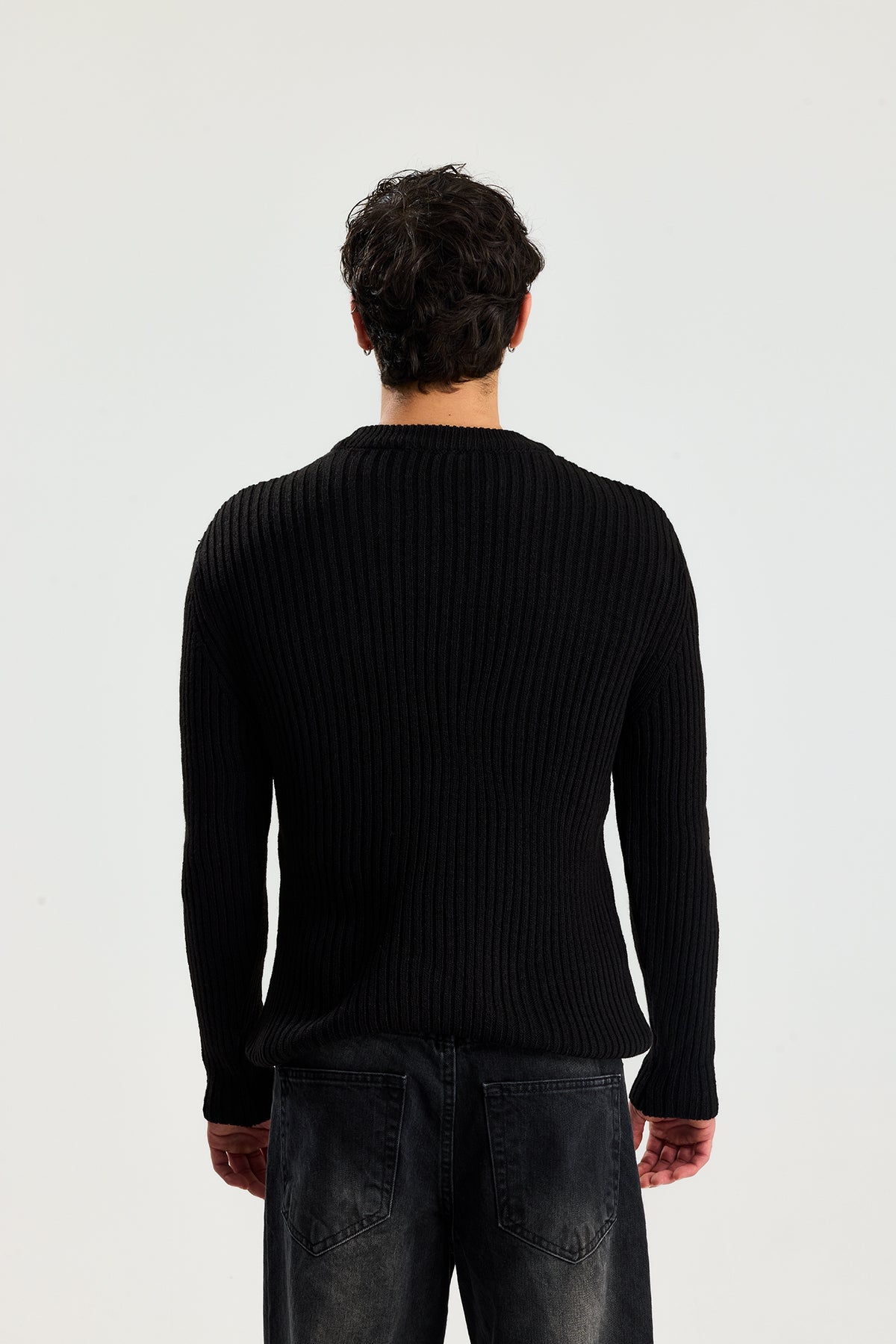 Comfort Fit Selanik Örgü Kazak