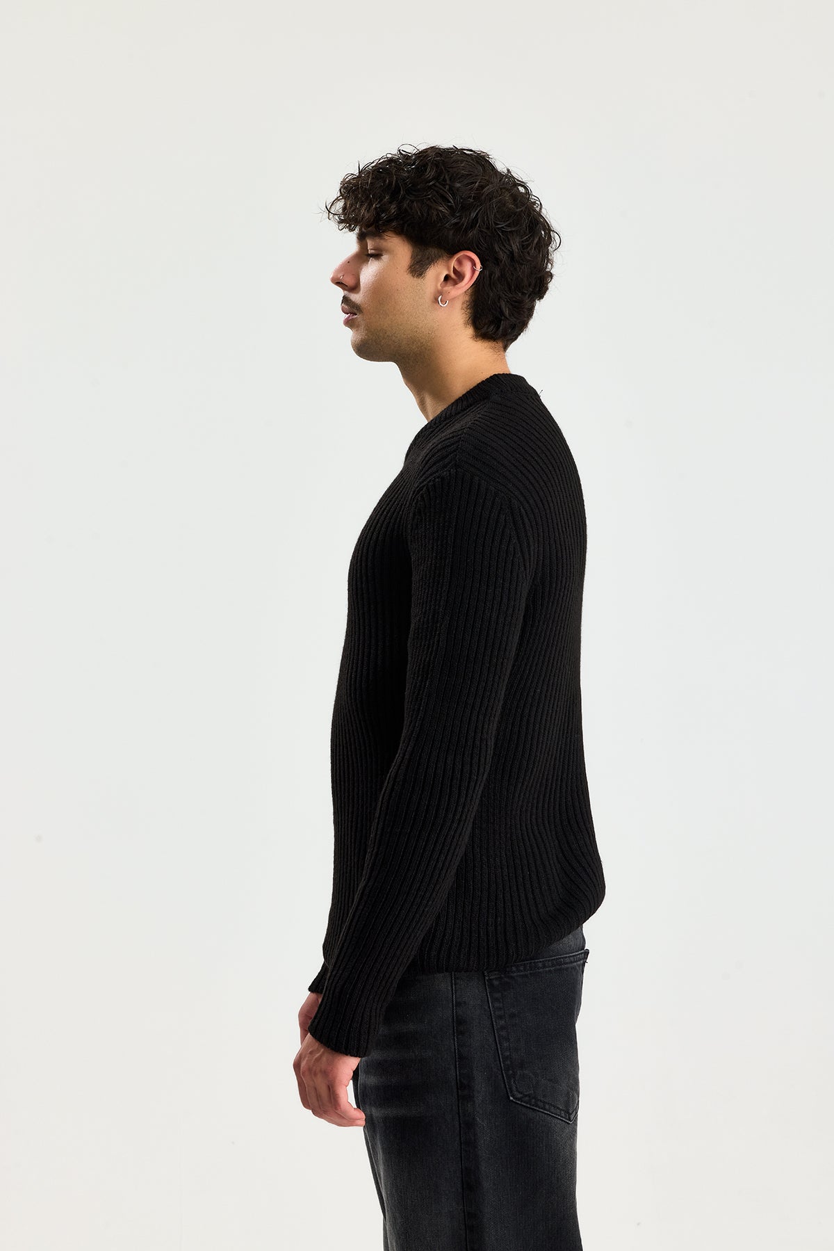 Comfort Fit Selanik Örgü Kazak