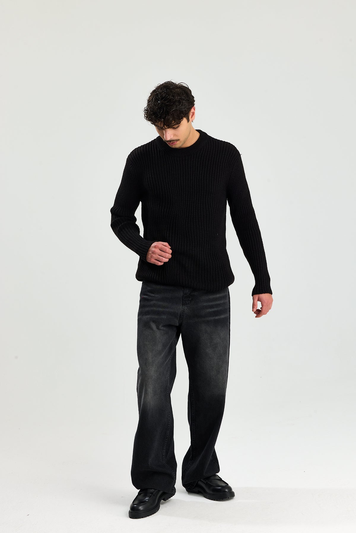 Comfort Fit Selanik Örgü Kazak