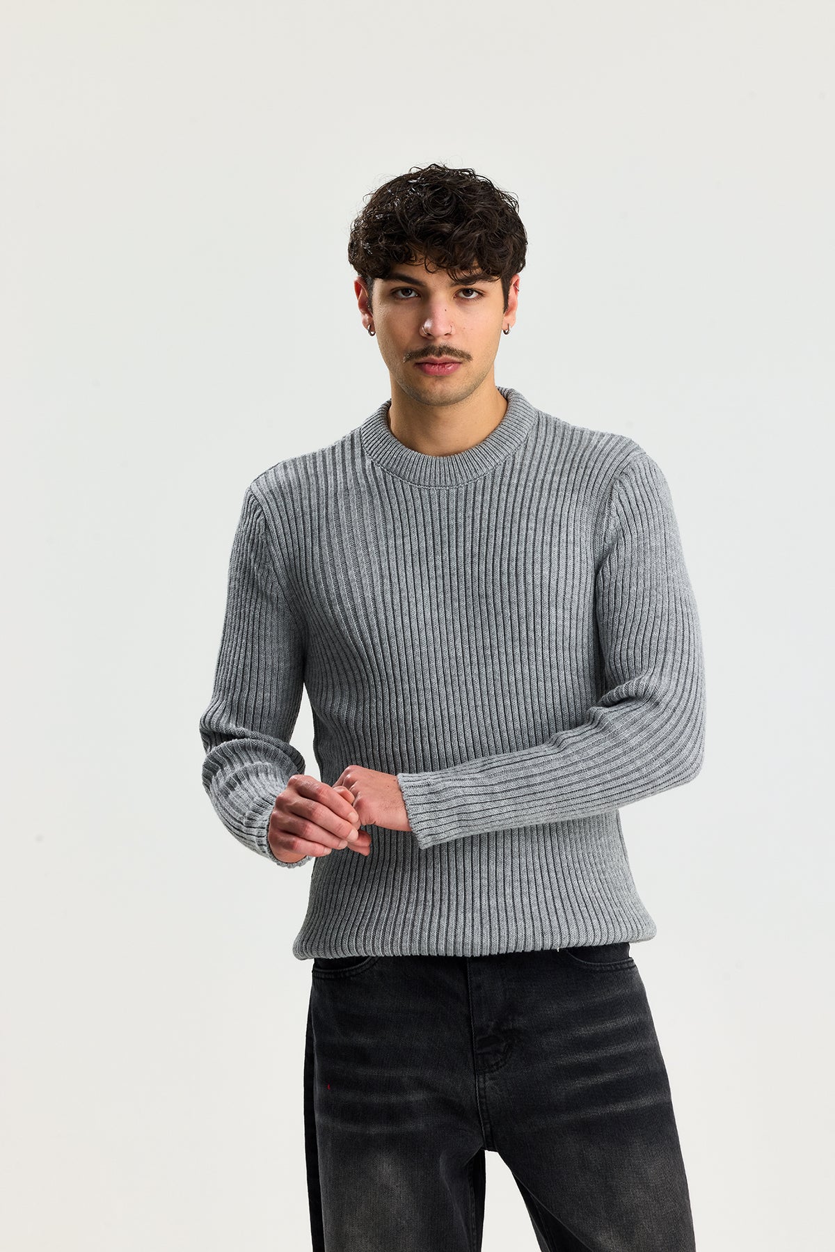 Comfort Fit Selanik Örgü Kazak