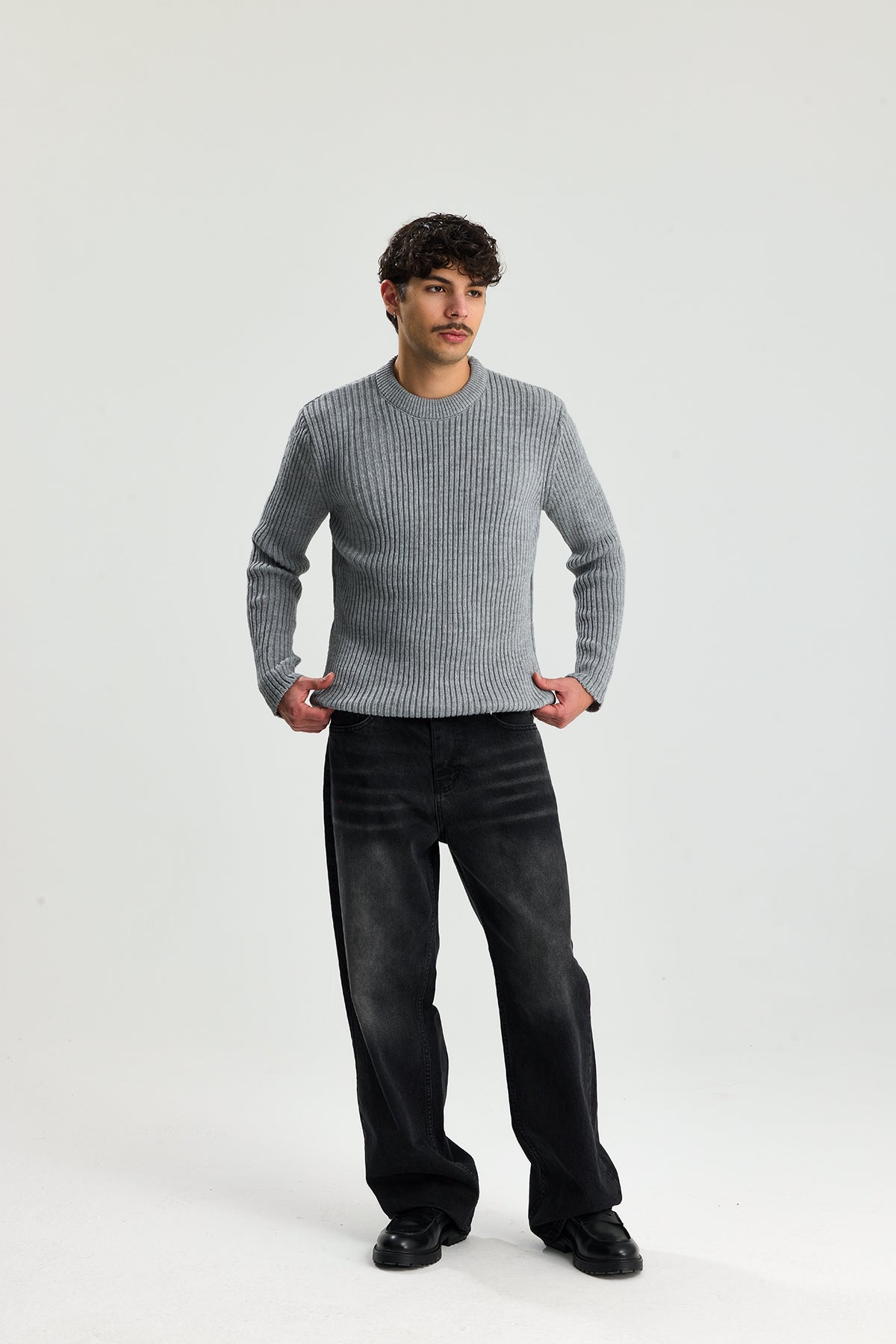 Comfort Fit Selanik Örgü Kazak