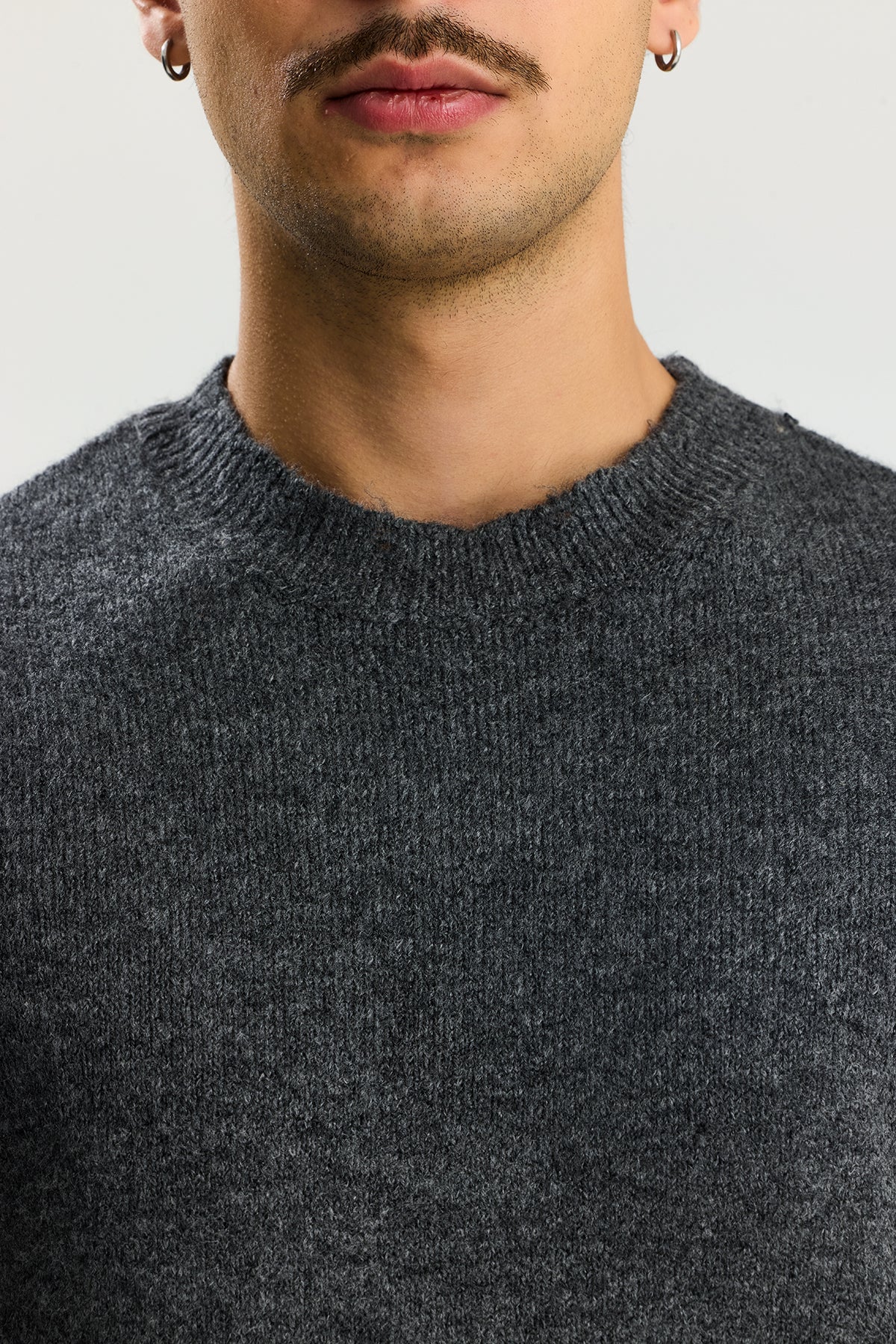 Kırçıllı Relaxed Fit Kazak