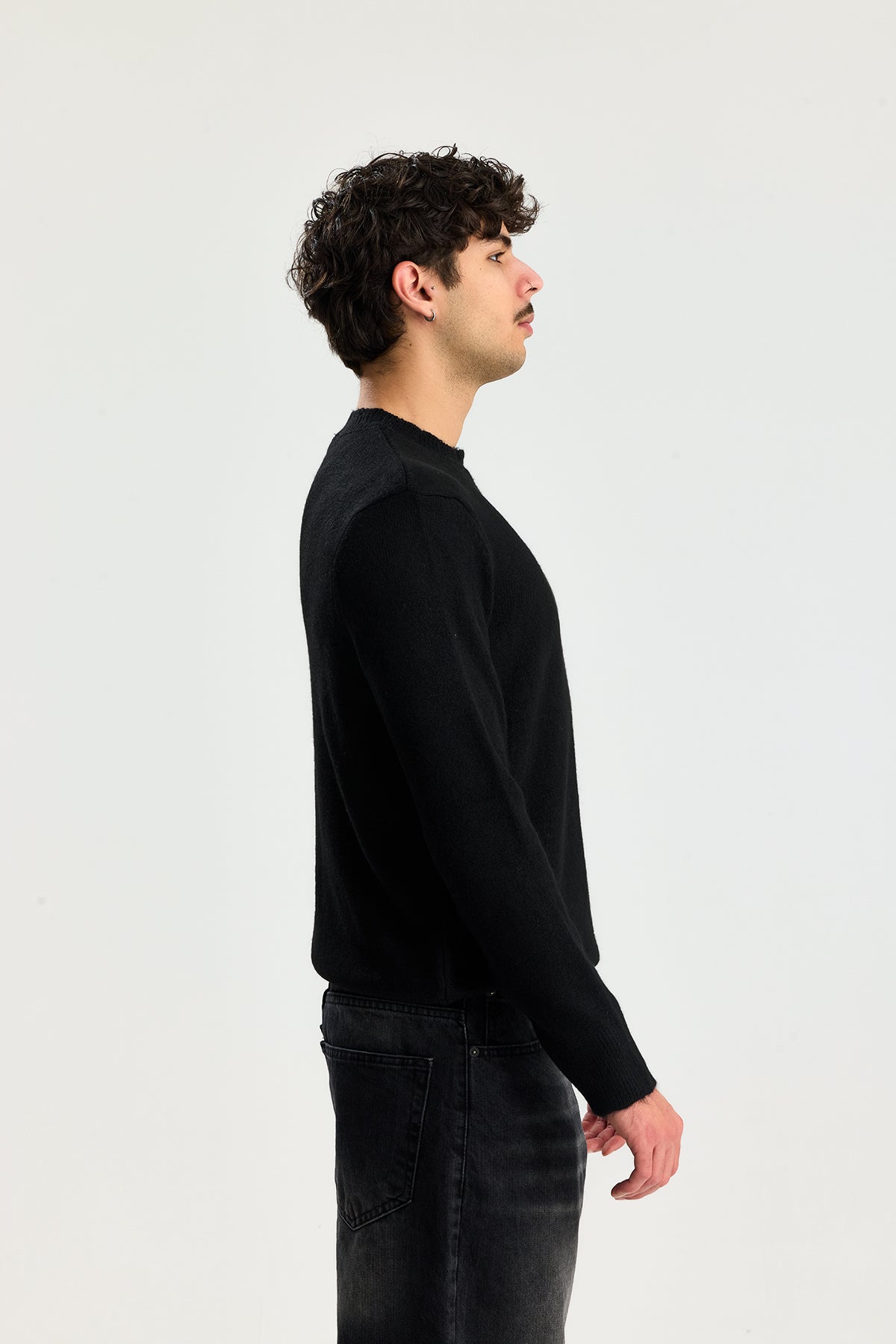 Kırçıllı Relaxed Fit Kazak