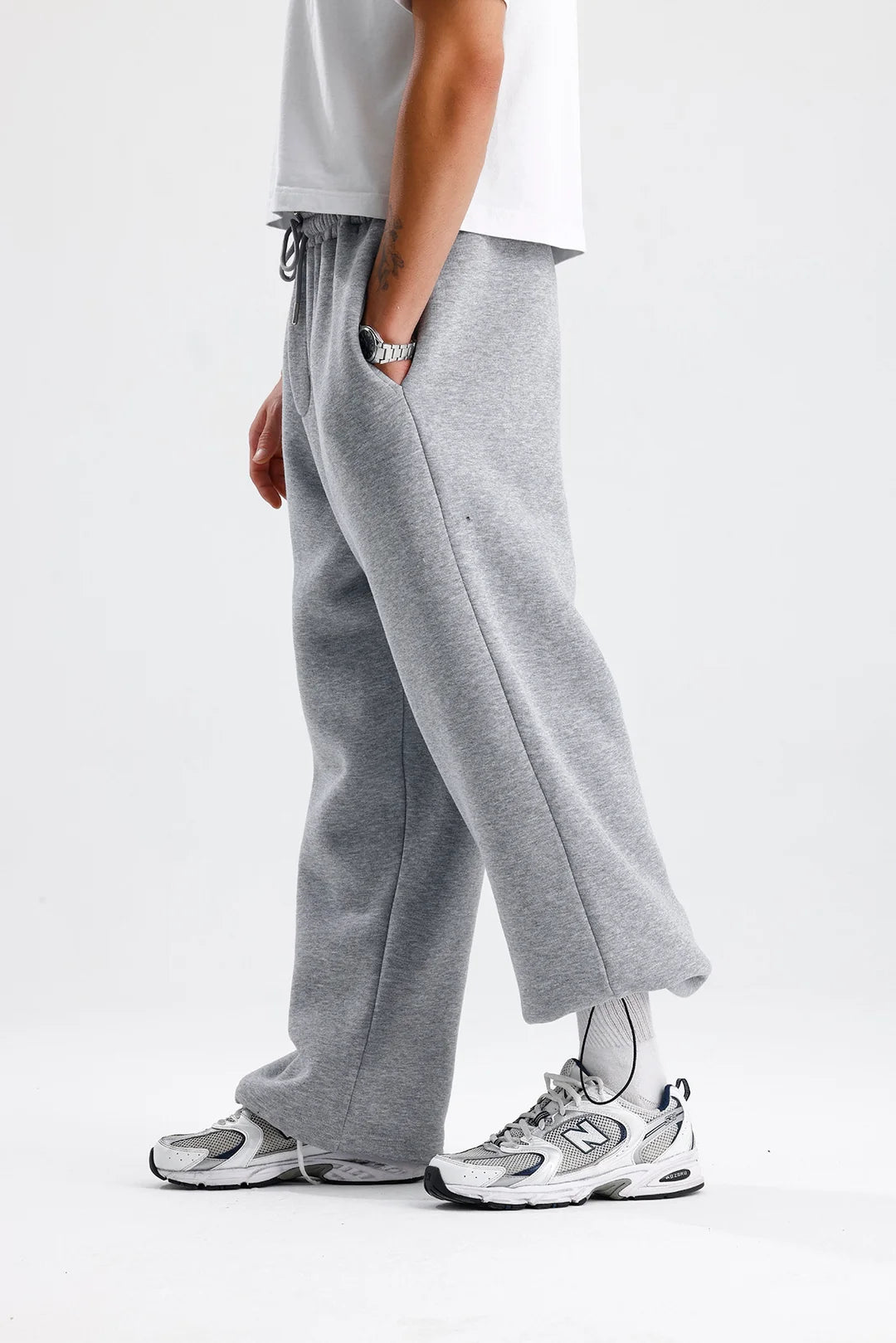 Kışlık Ayarlanabilir Paça Baggy Eşofman Altı