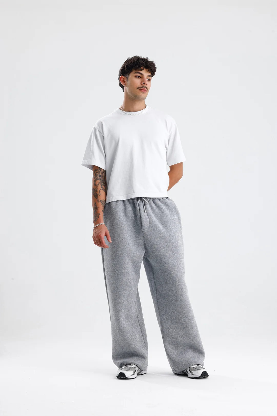 Kışlık Ayarlanabilir Paça Baggy Eşofman Altı