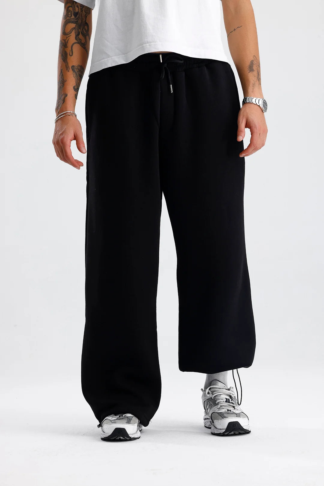 Kışlık Ayarlanabilir Paça Baggy Eşofman Altı