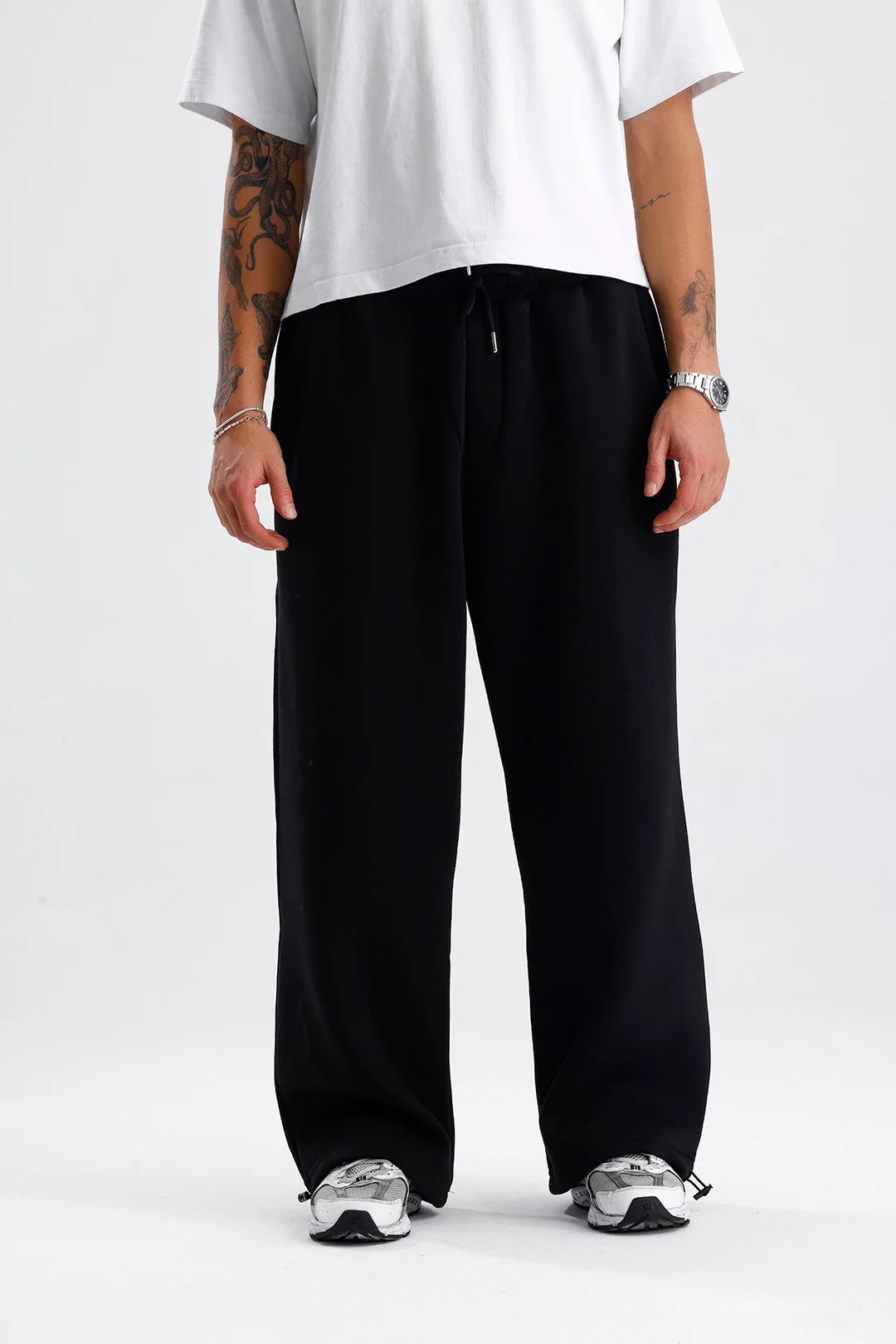 Kışlık Ayarlanabilir Paça Baggy Eşofman Altı