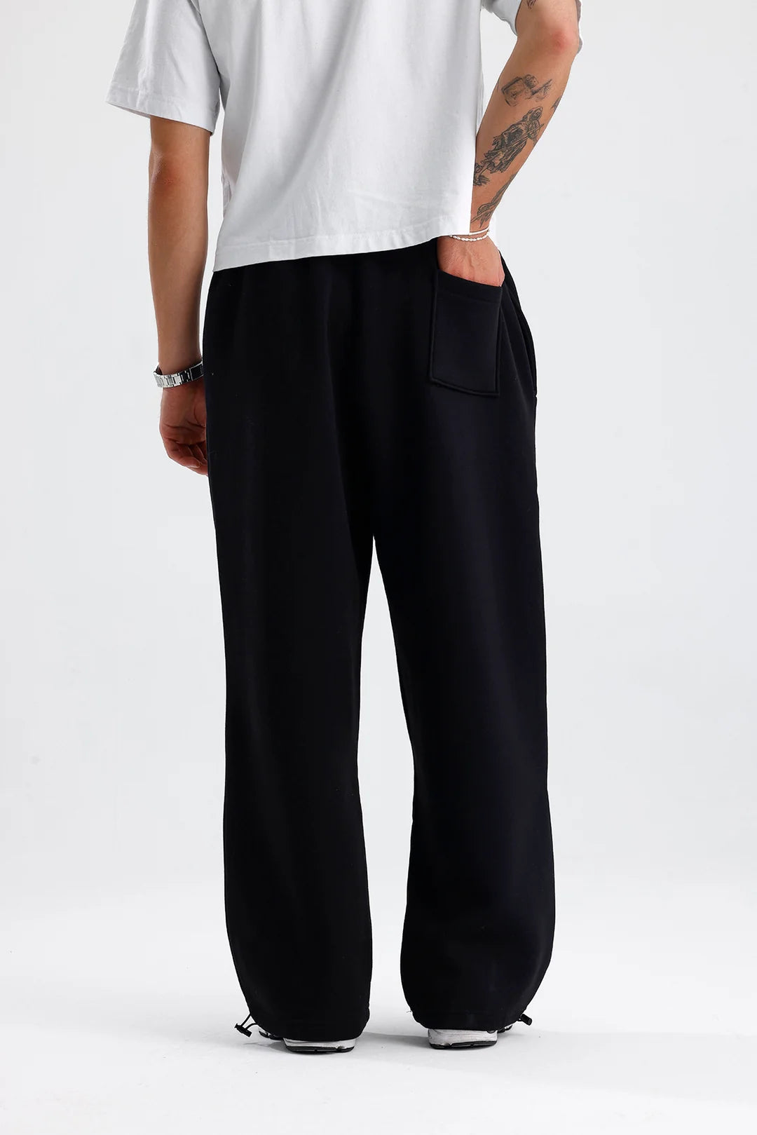 Kışlık Ayarlanabilir Paça Baggy Eşofman Altı